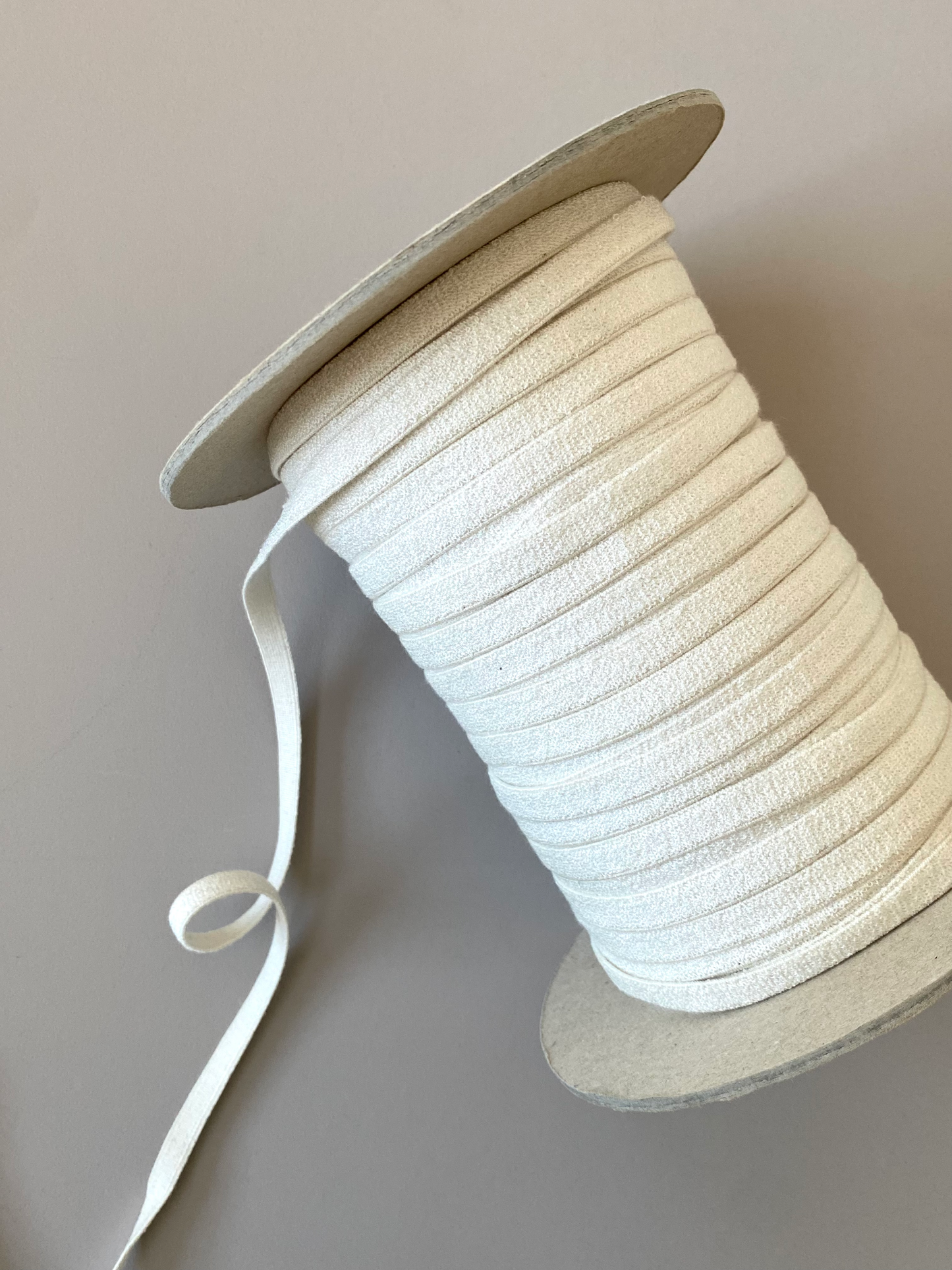 9 mm Tencel Flat Elastic – White