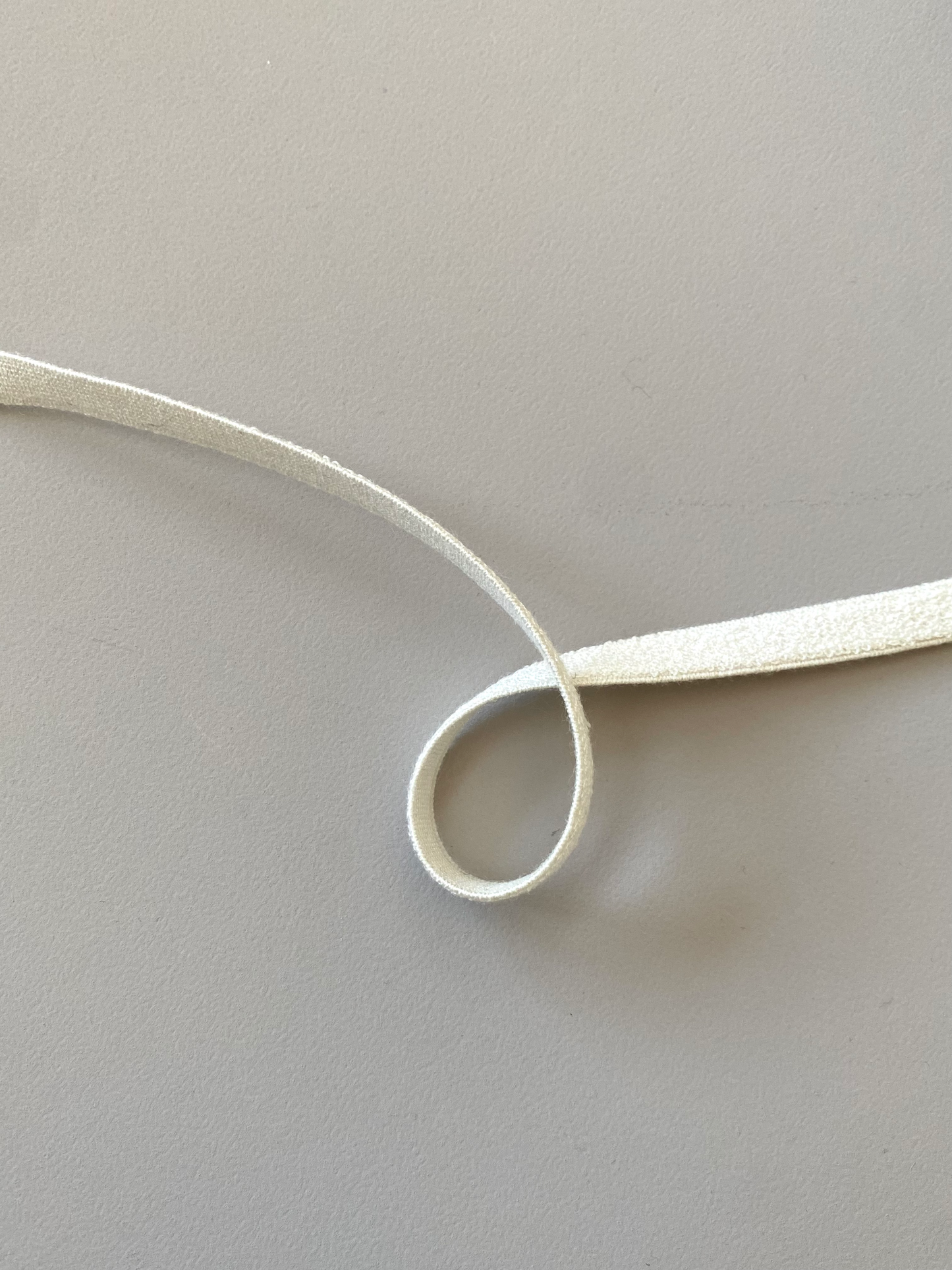 9 mm Tencel Flat Elastic – White