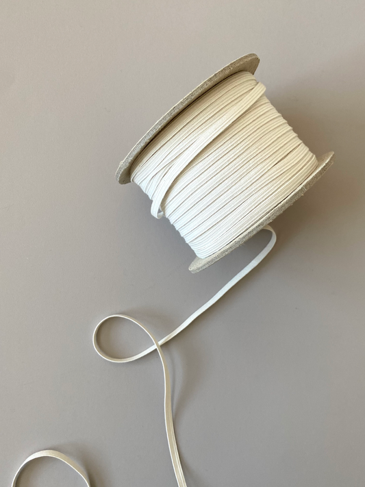 6 mm Soft Flat Elastic – Undyed