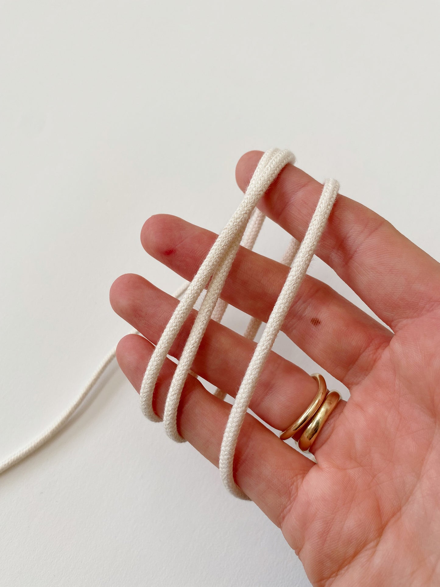 3mm Cord - 100% Cotton - Undyed