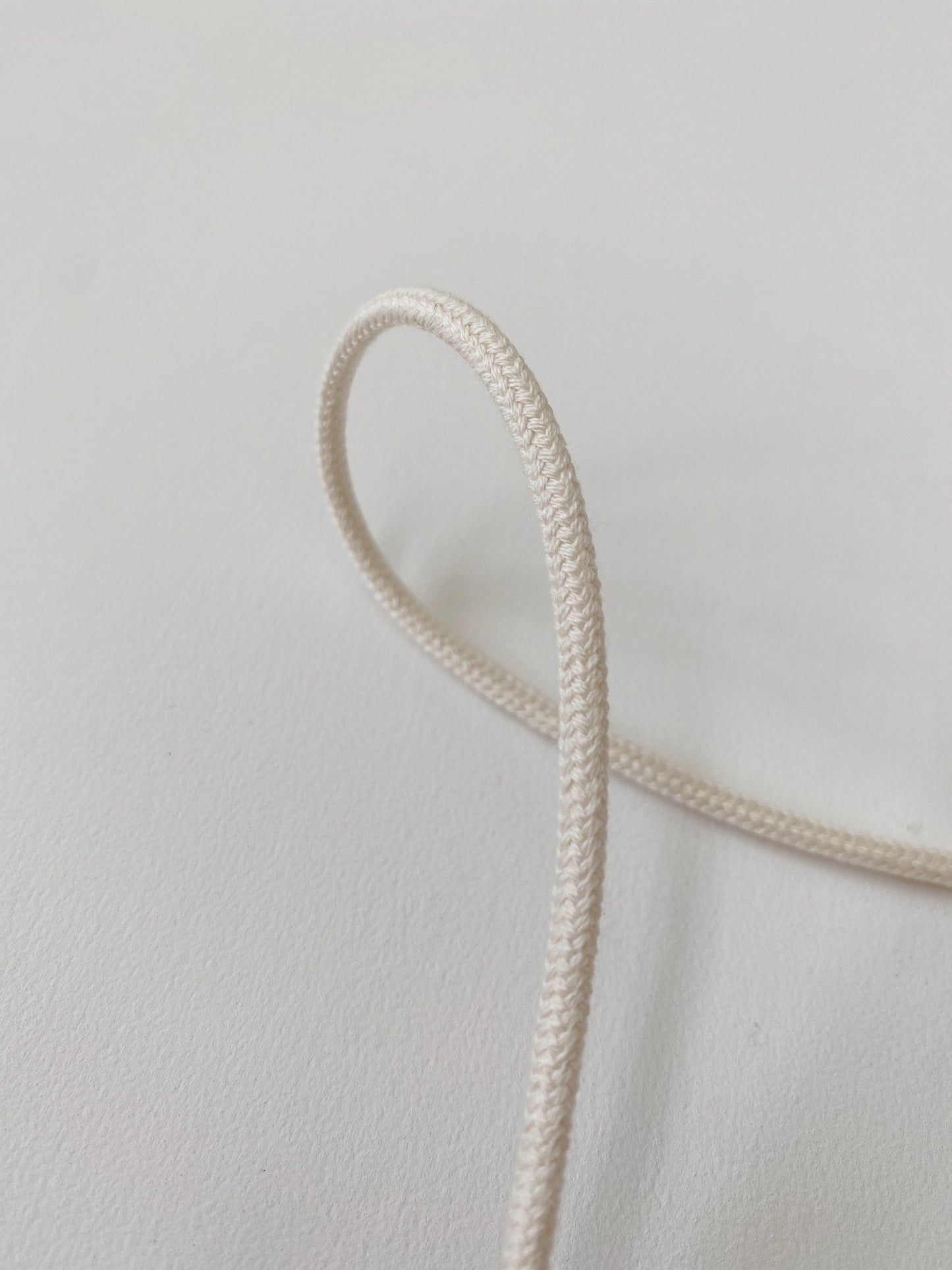 3mm Cord - 100% Cotton - Undyed
