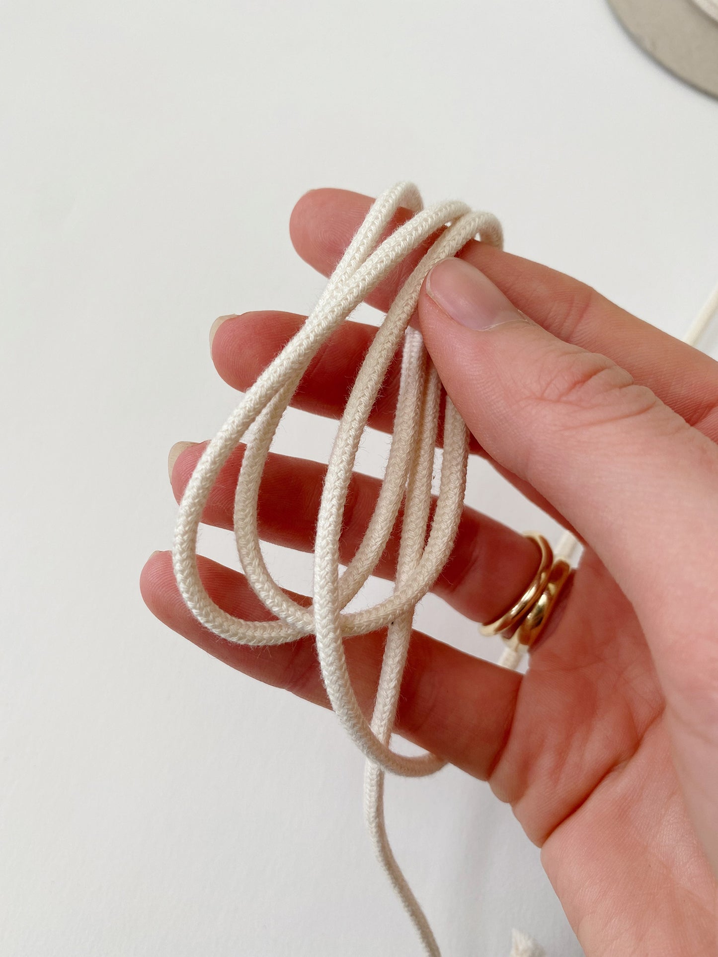 3mm Cord - 100% Cotton - Undyed
