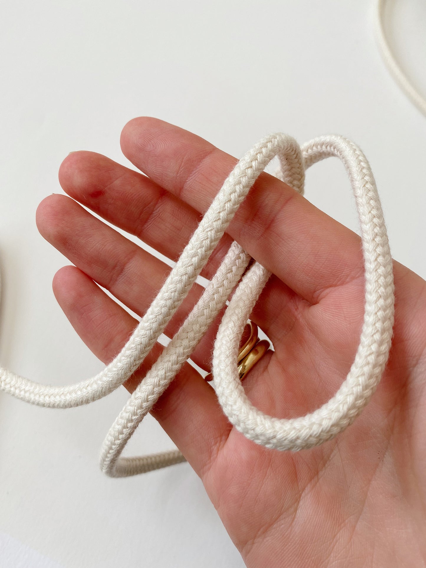 5mm Cord - 100% Cotton - Undyed