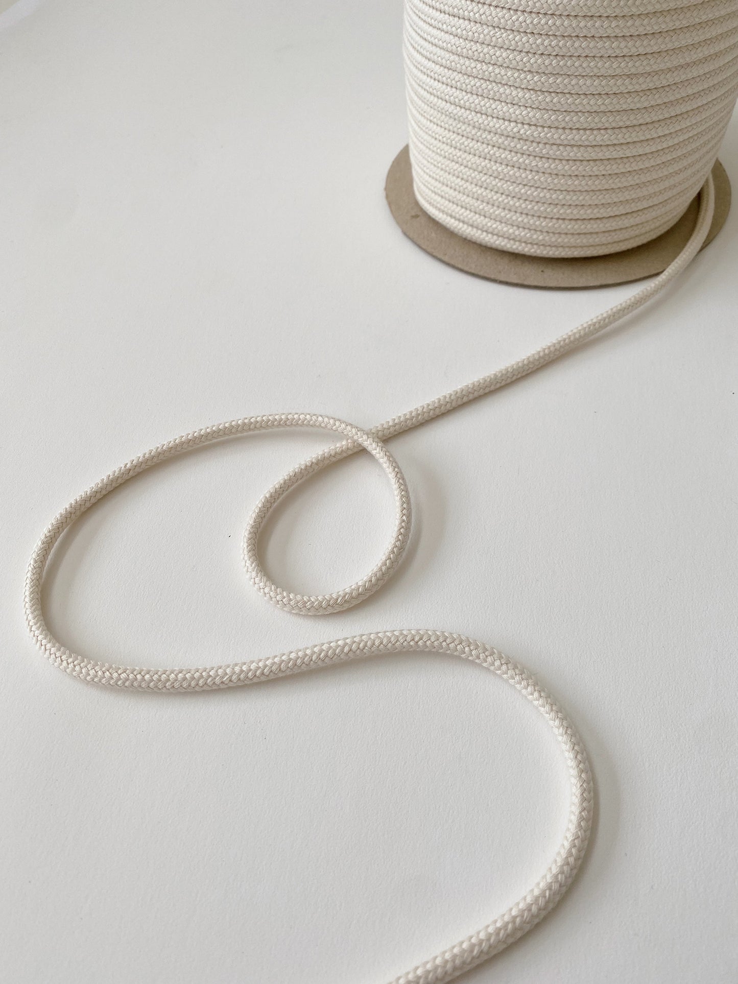 5mm Cord - 100% Cotton - Undyed