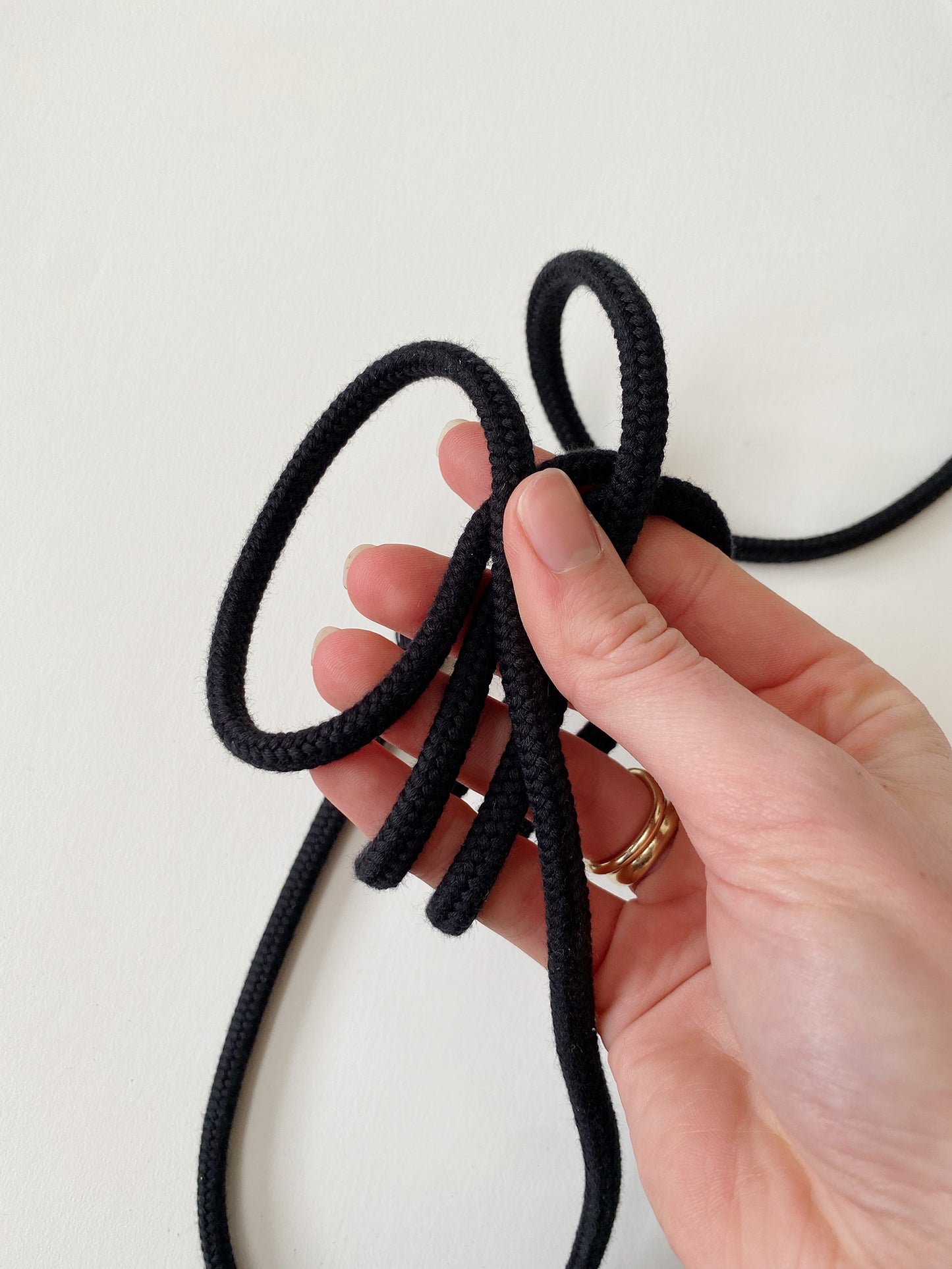 7mm Cord - 100% Cotton - Black