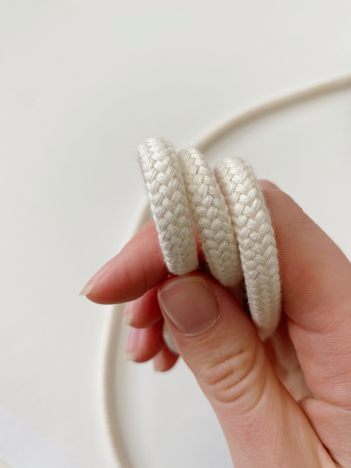 7mm Cord - 100% Cotton - Undyed