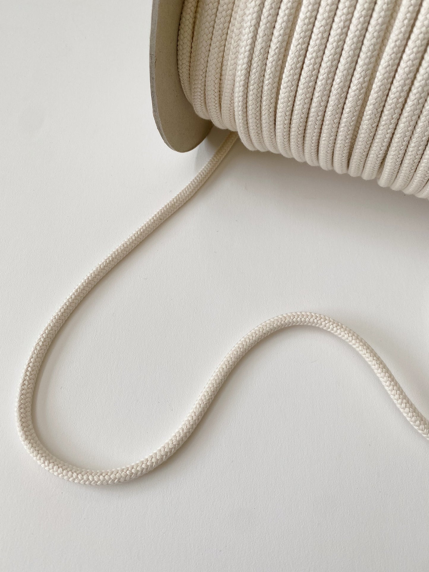 7mm Cord - 100% Cotton - Undyed