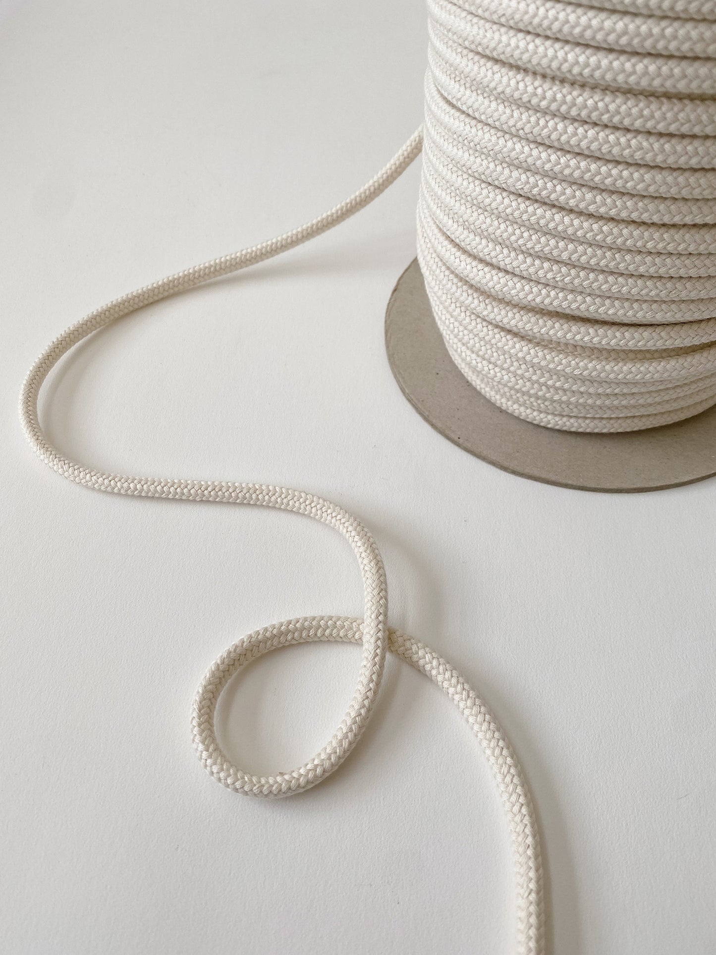 7mm Cord - 100% Cotton - Undyed