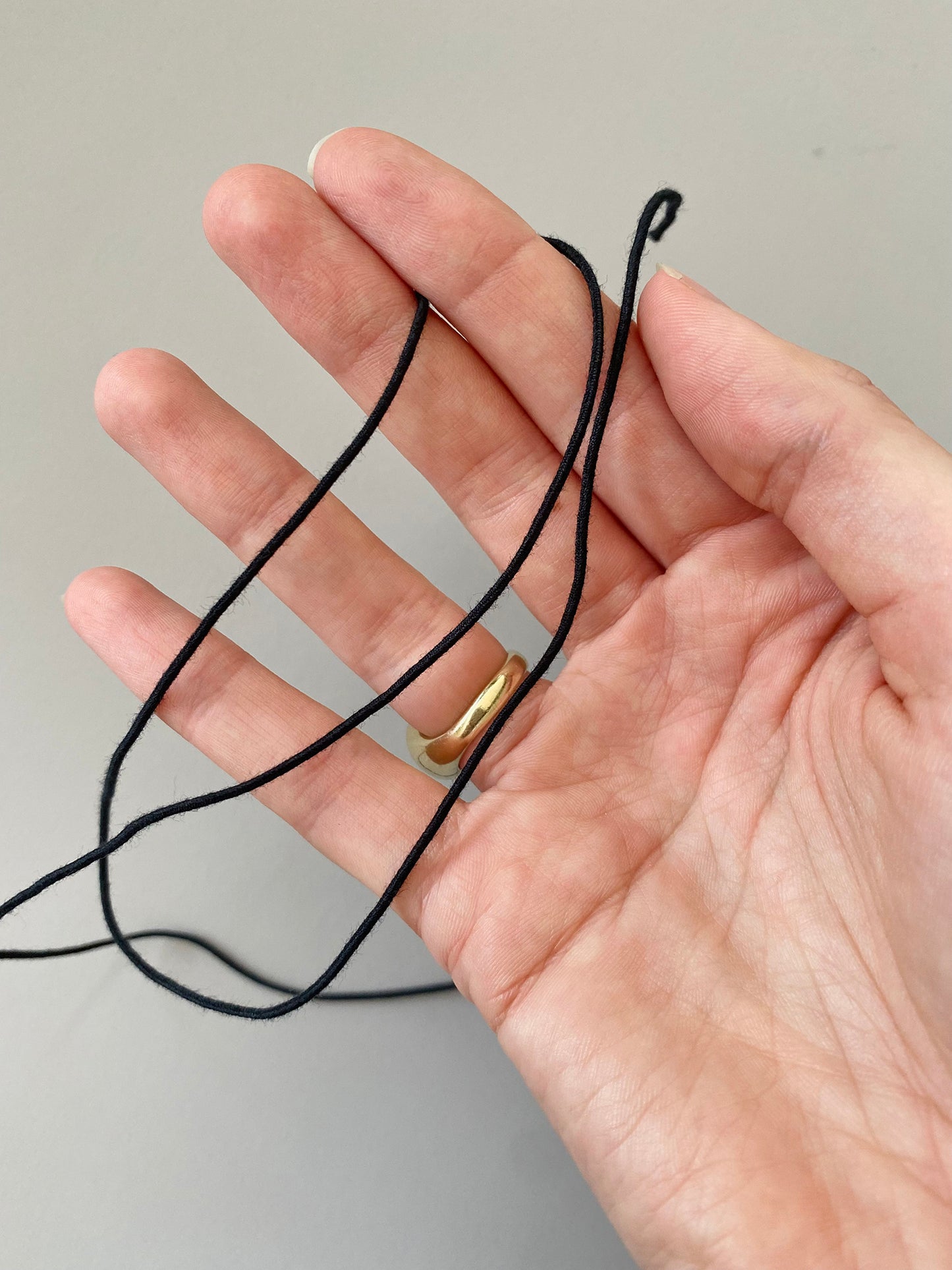 1.1 mm Round Elastic – Black