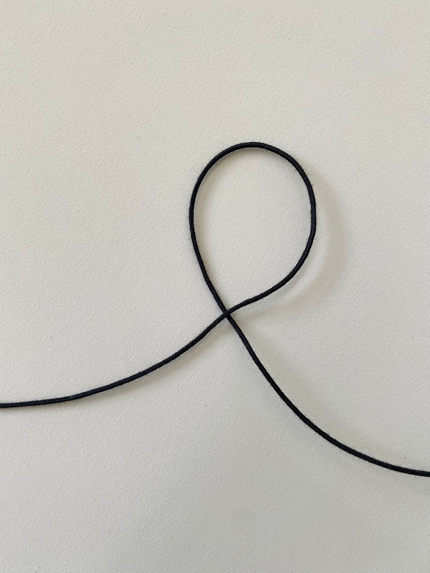 1.1 mm Round Elastic – Black
