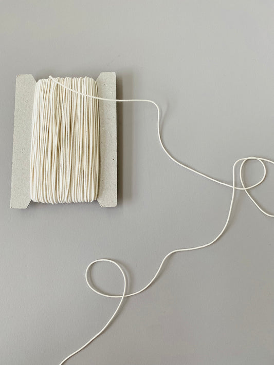 1.1 mm Round Elastic – Undyed