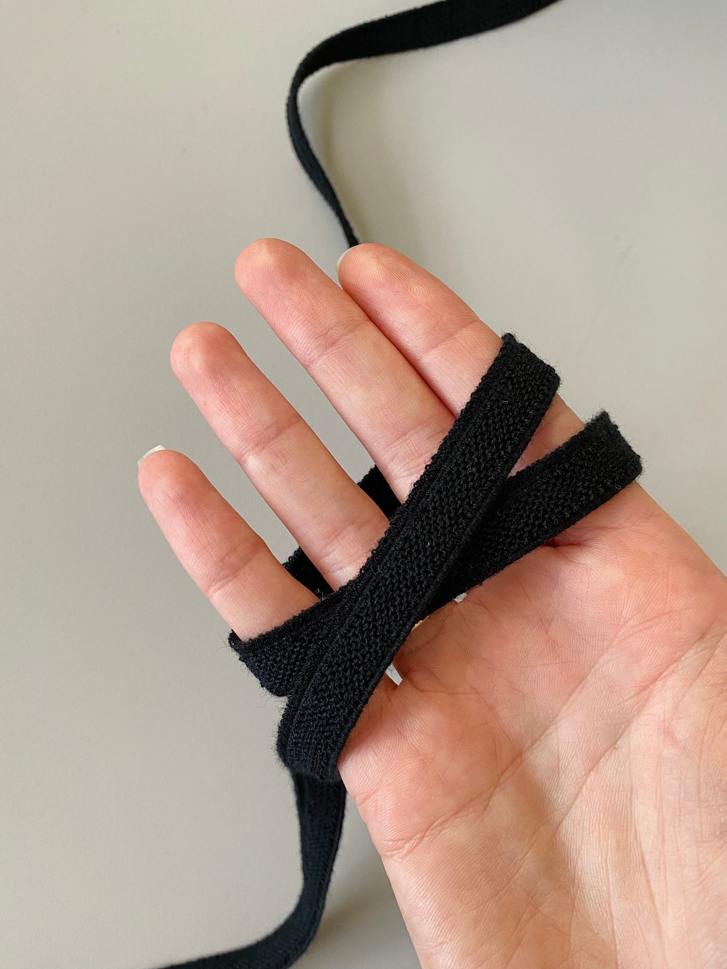 11 mm Flat Elastic – Black