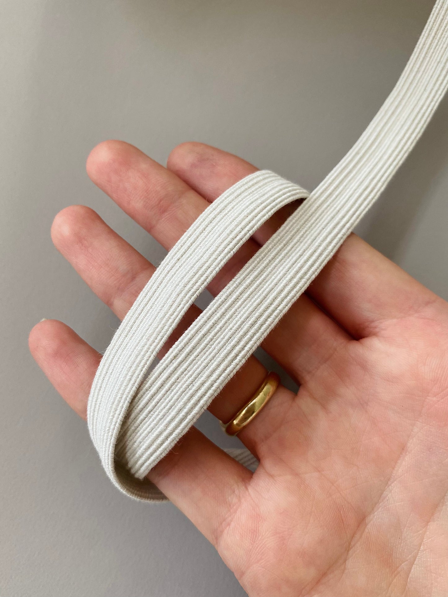 13 mm Flat Elastic – Undyed