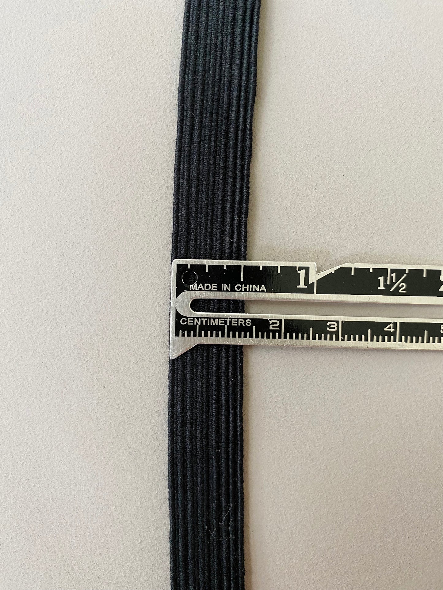 13 mm Flat Elastic – Black