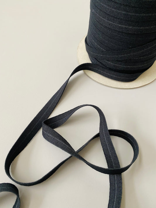 15 mm Fold Over Elastic – Black