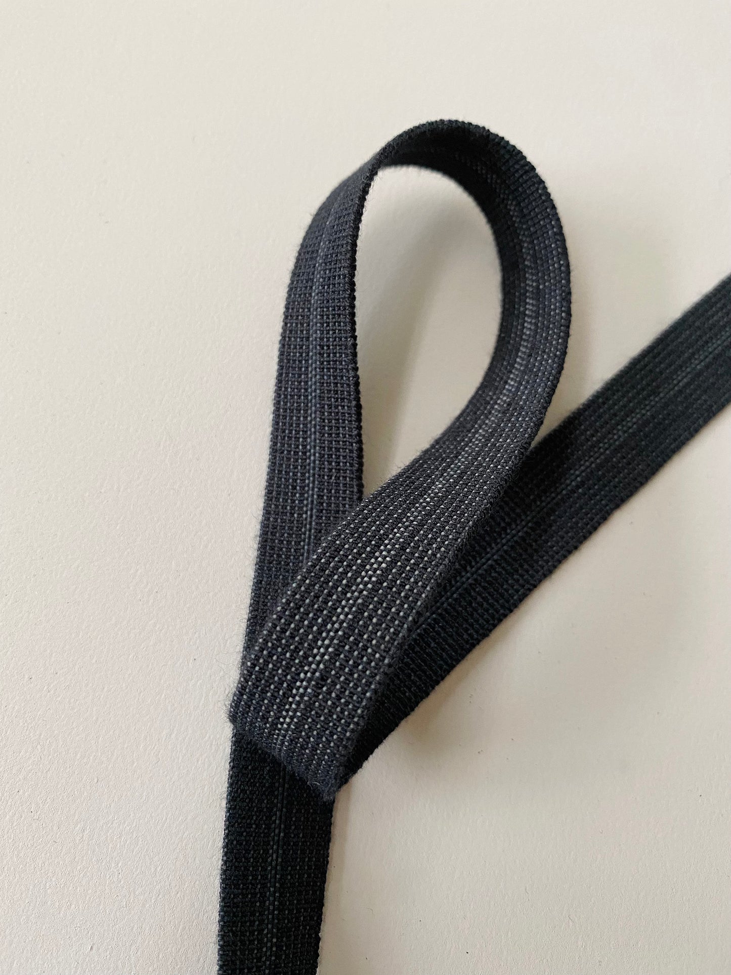 15 mm Fold Over Elastic – Black