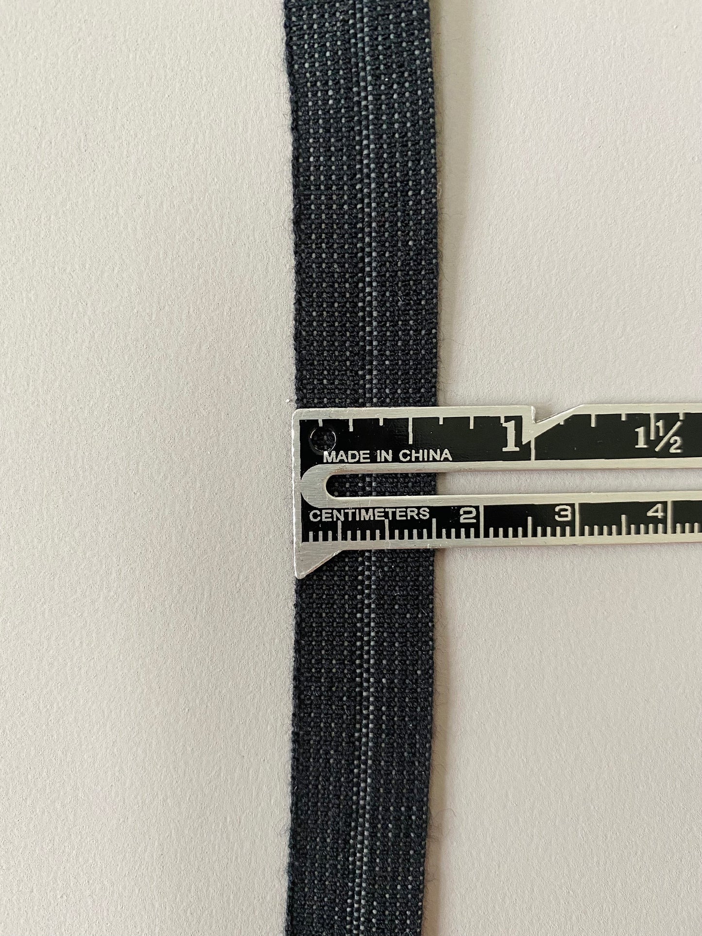 15 mm Fold Over Elastic – Black