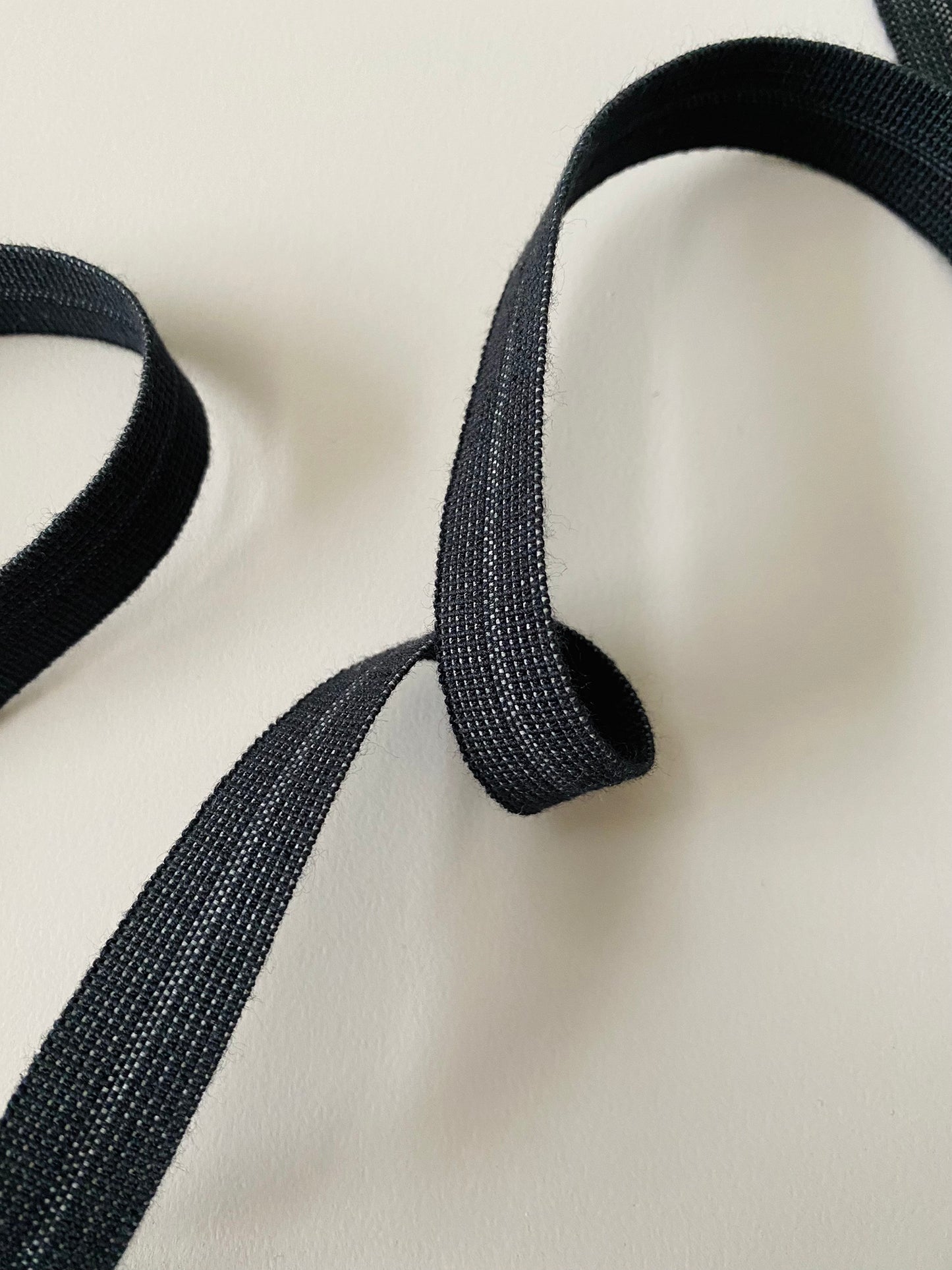 15 mm Fold Over Elastic – Black