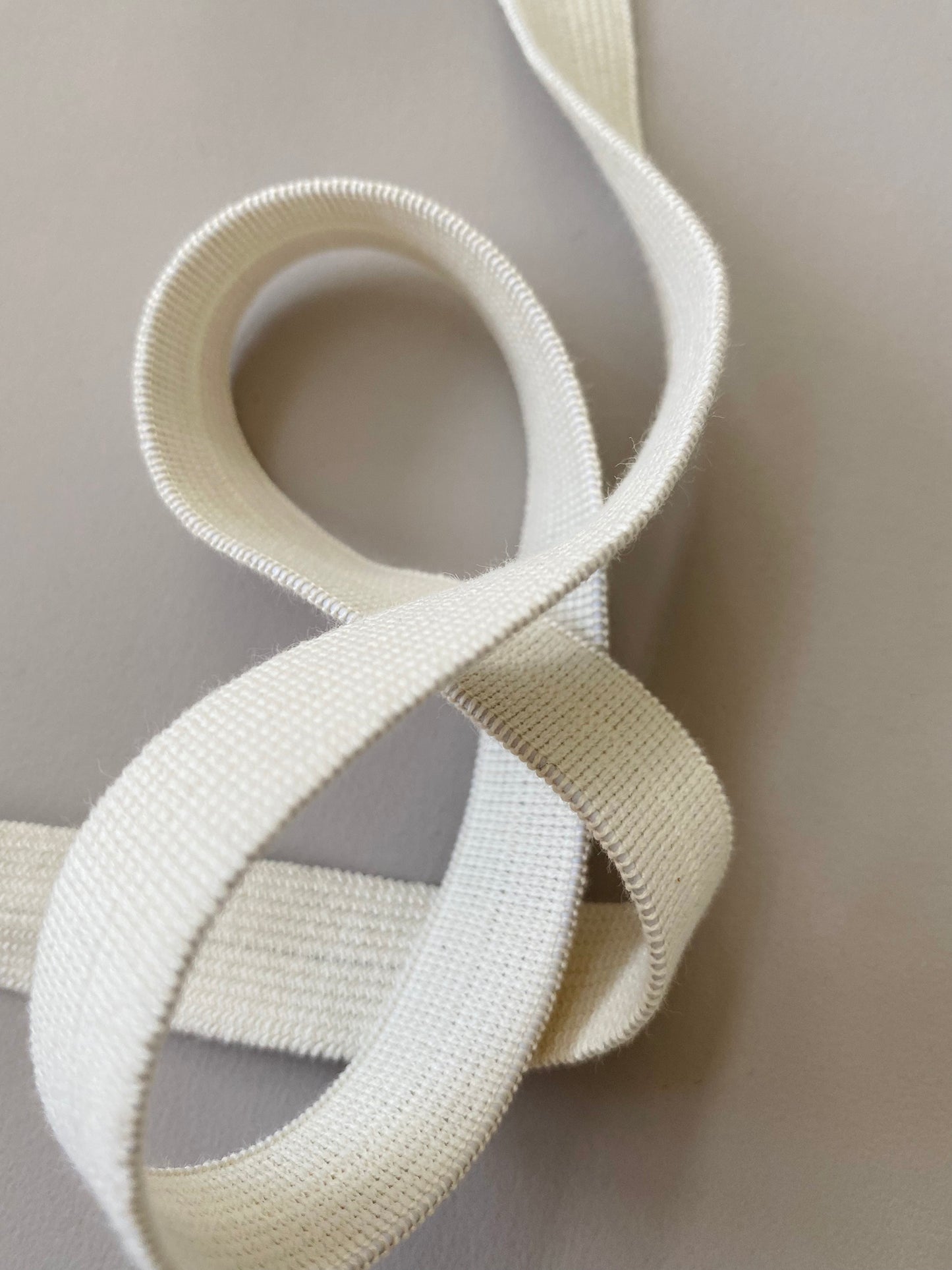 18 mm Fold Over Elastic – Undyed