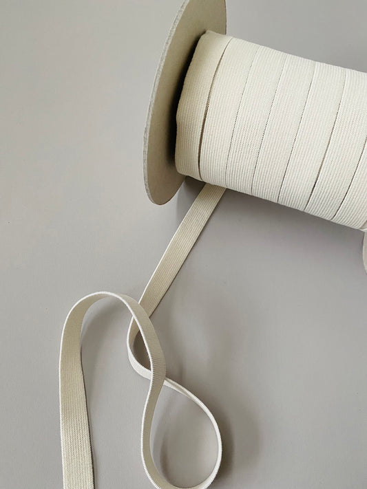 18 mm Flat Elastic – Undyed