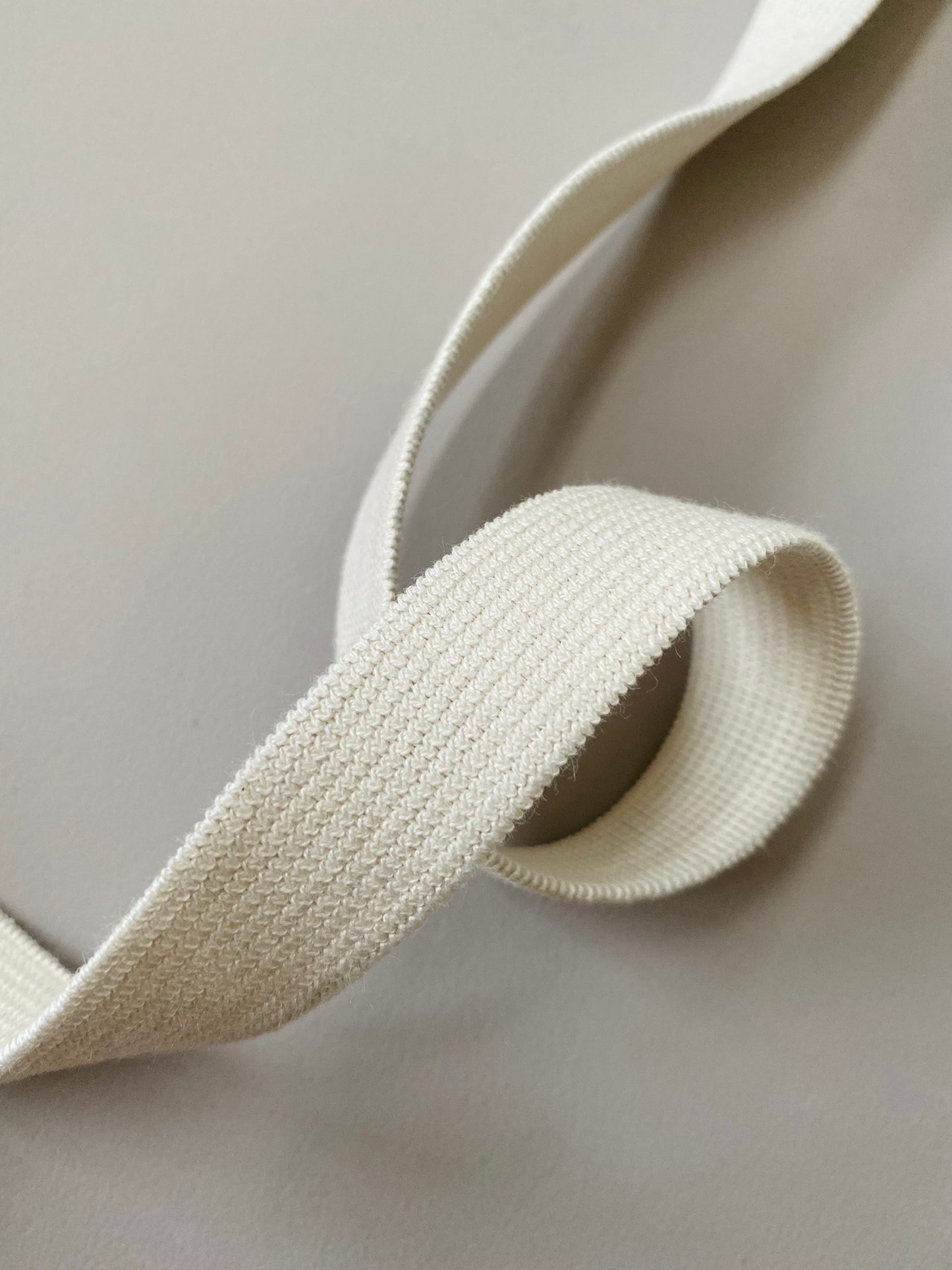 18 mm Flat Elastic – Undyed