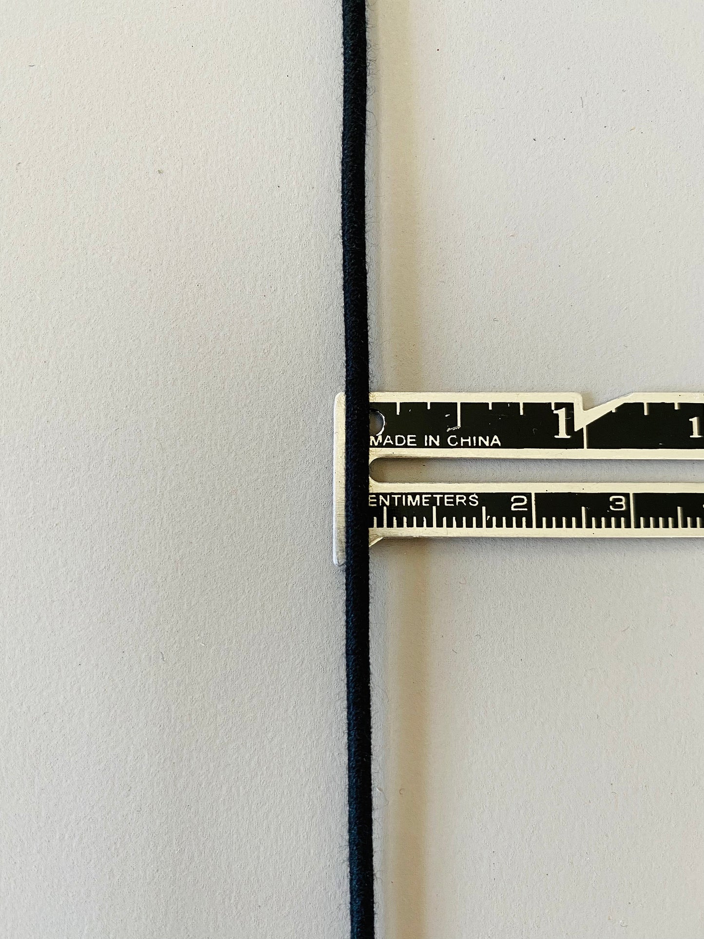 2.2 mm Round Elastic – Black