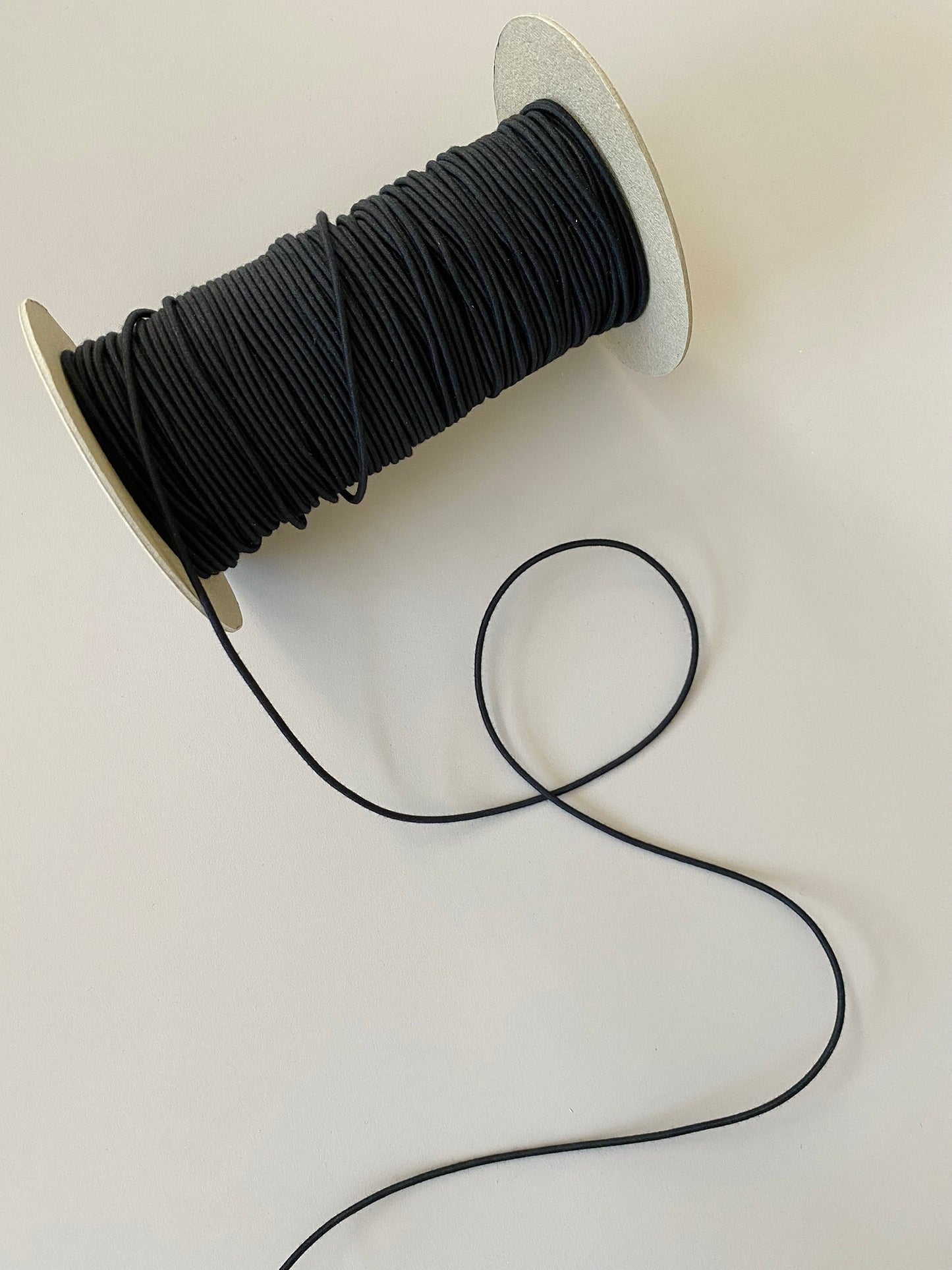 2.2 mm Round Elastic – Black