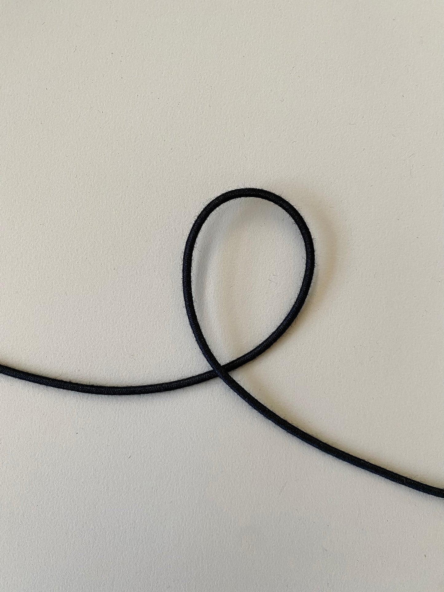 2.2 mm Round Elastic – Black