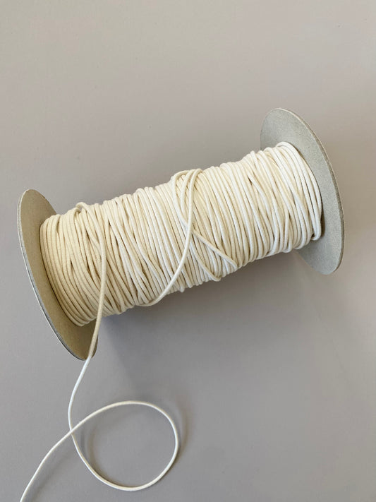 2.2 mm Round Elastic – Undyed