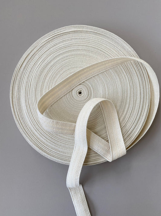 25 mm Flat Elastic – Undyed