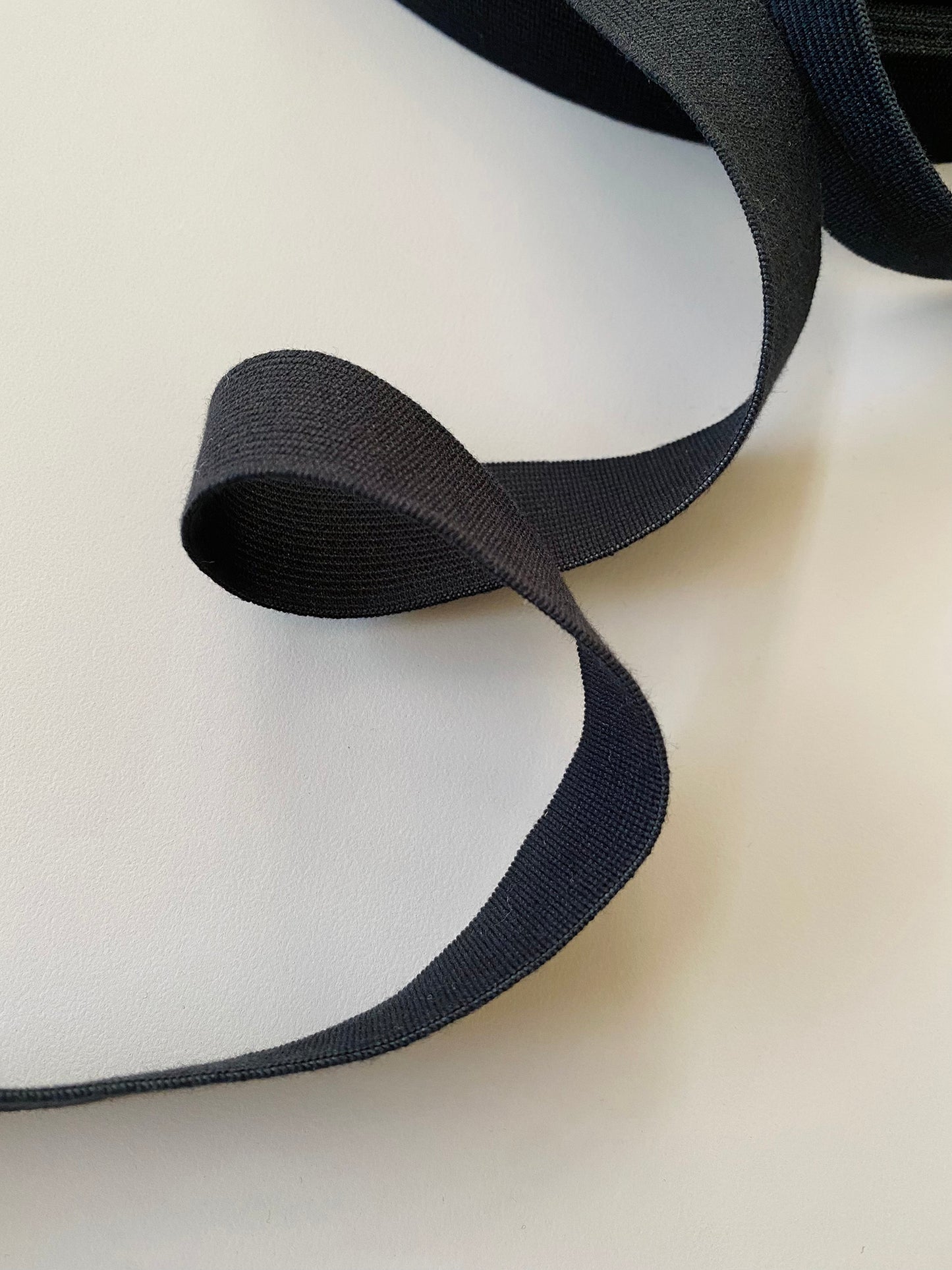 28 mm Flat Elastic – Black