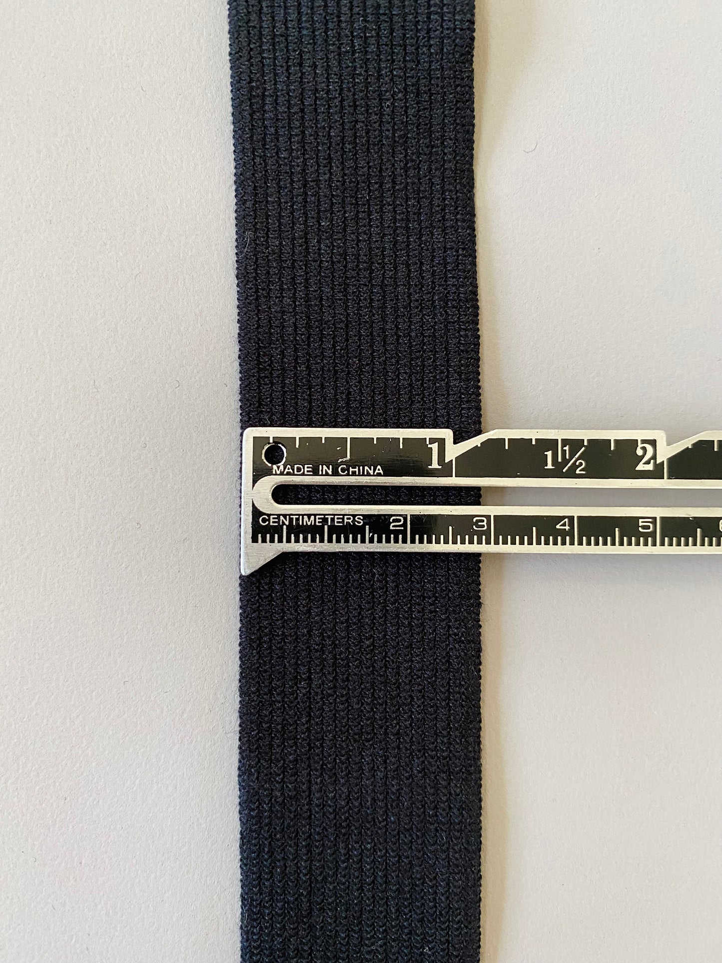 28 mm Flat Elastic – Black