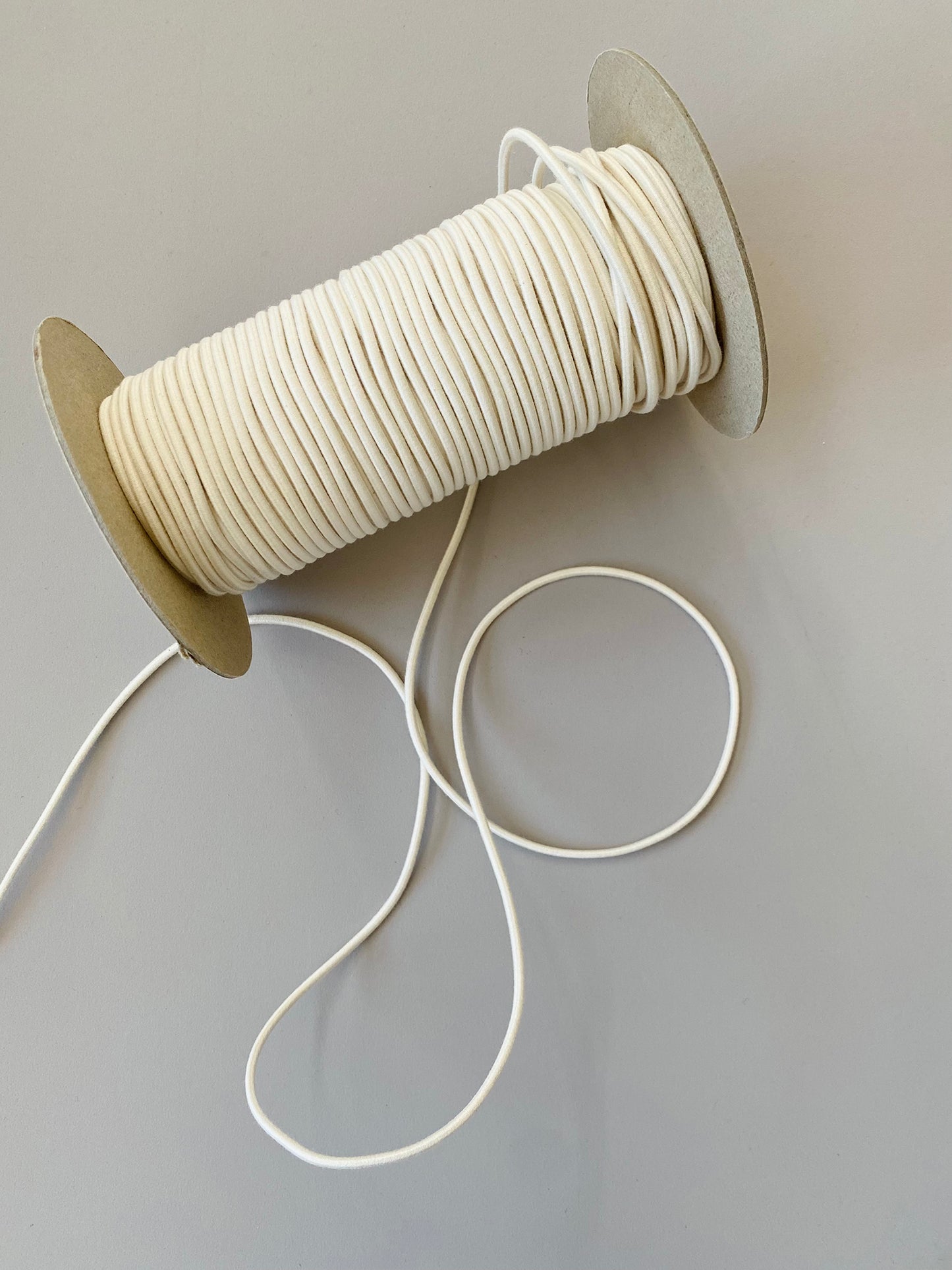 3 mm Round Elastic – Undyed