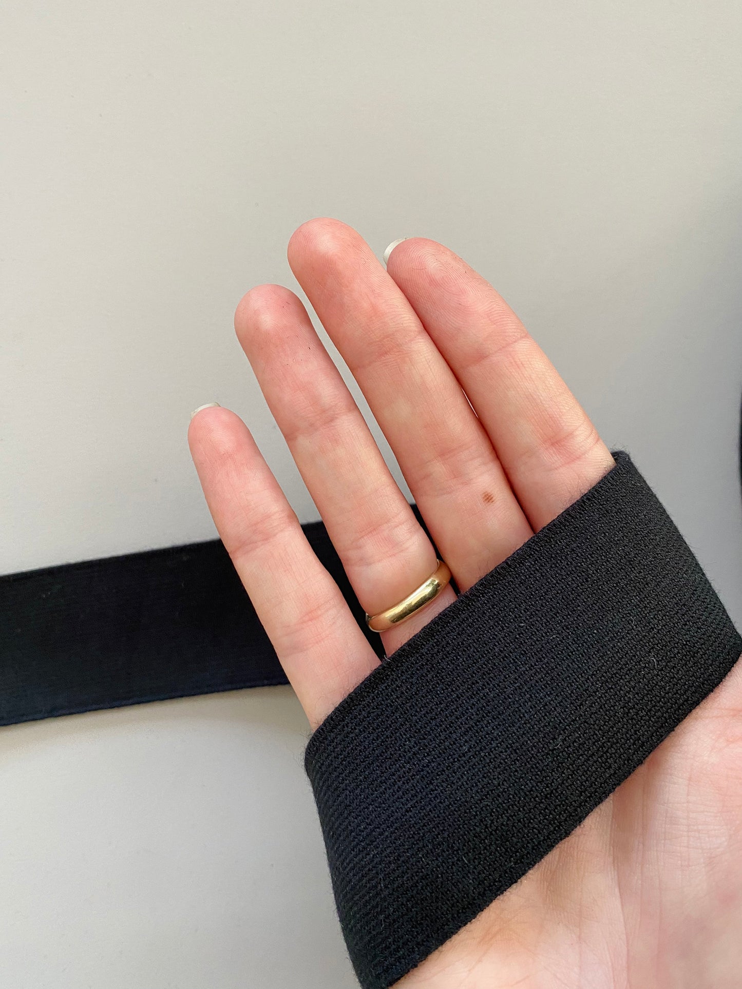 40 mm Flat Elastic – Black