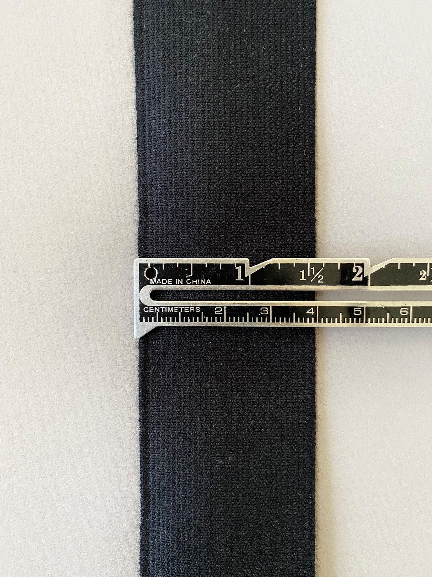 40 mm Flat Elastic – Black