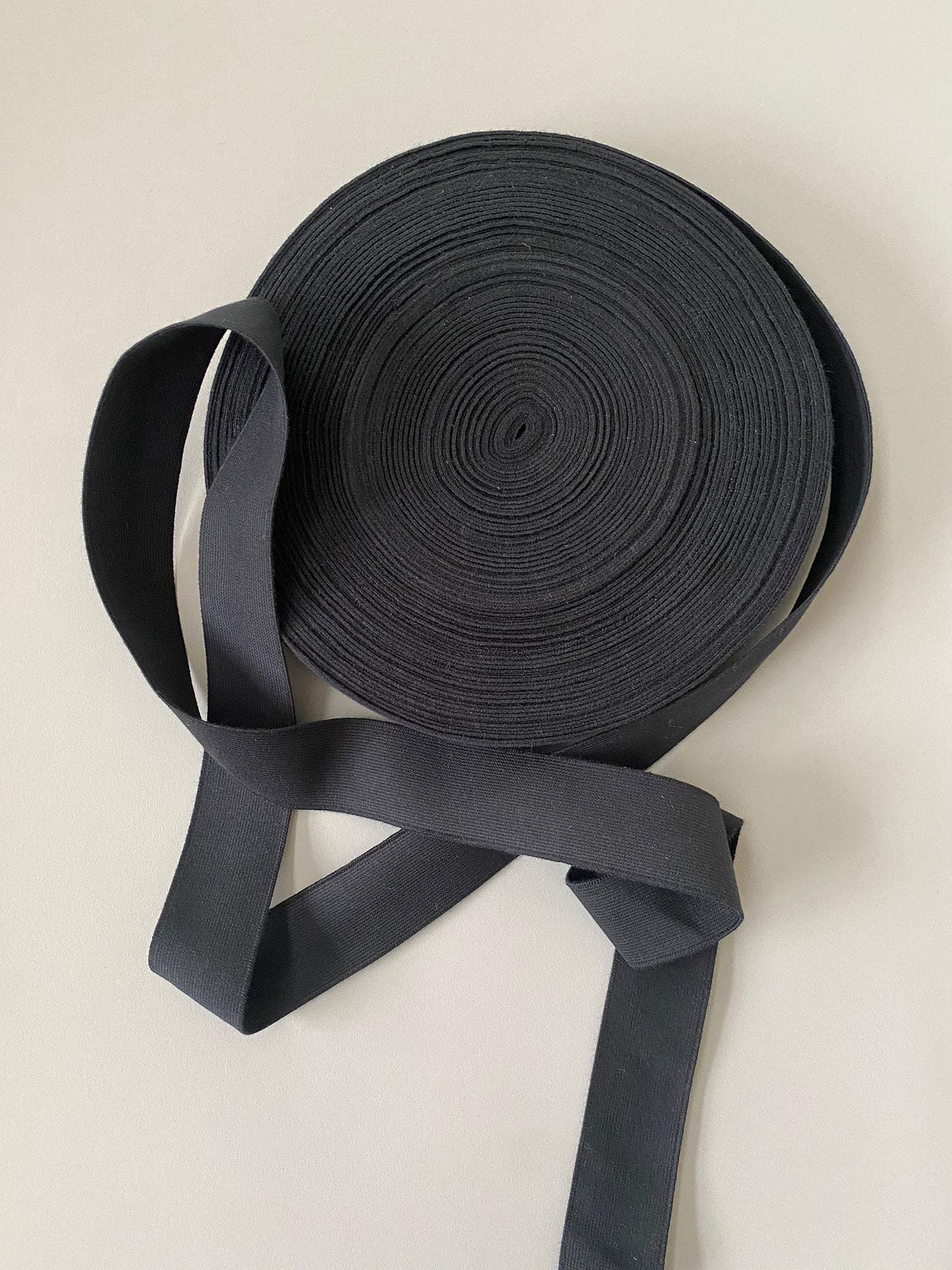 40 mm Flat Elastic – Black