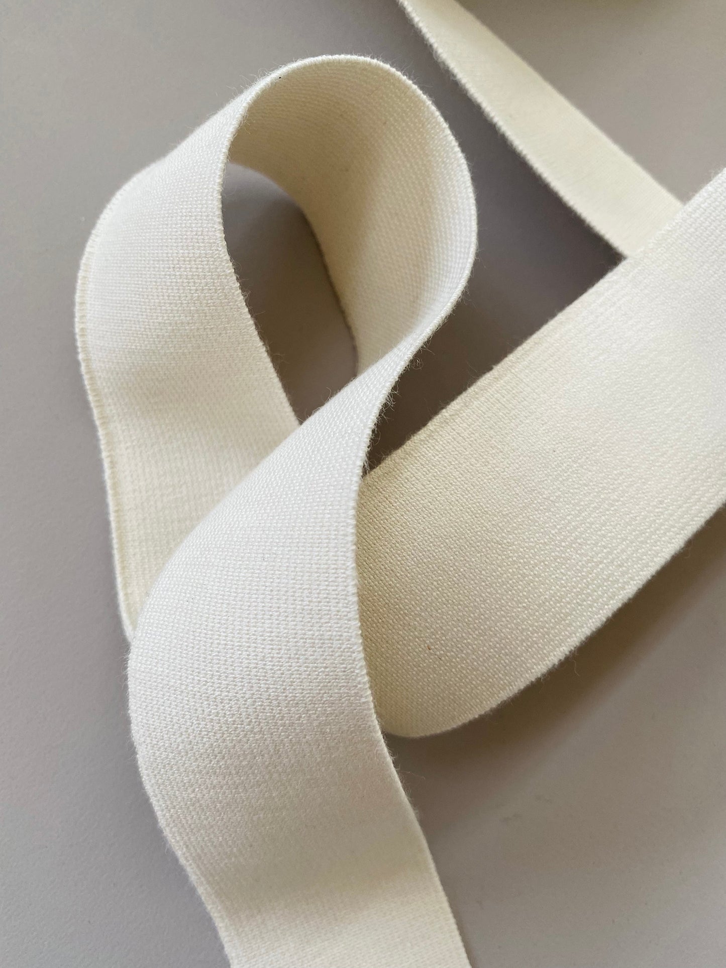 40 mm Flat Elastic Soft – Undyed