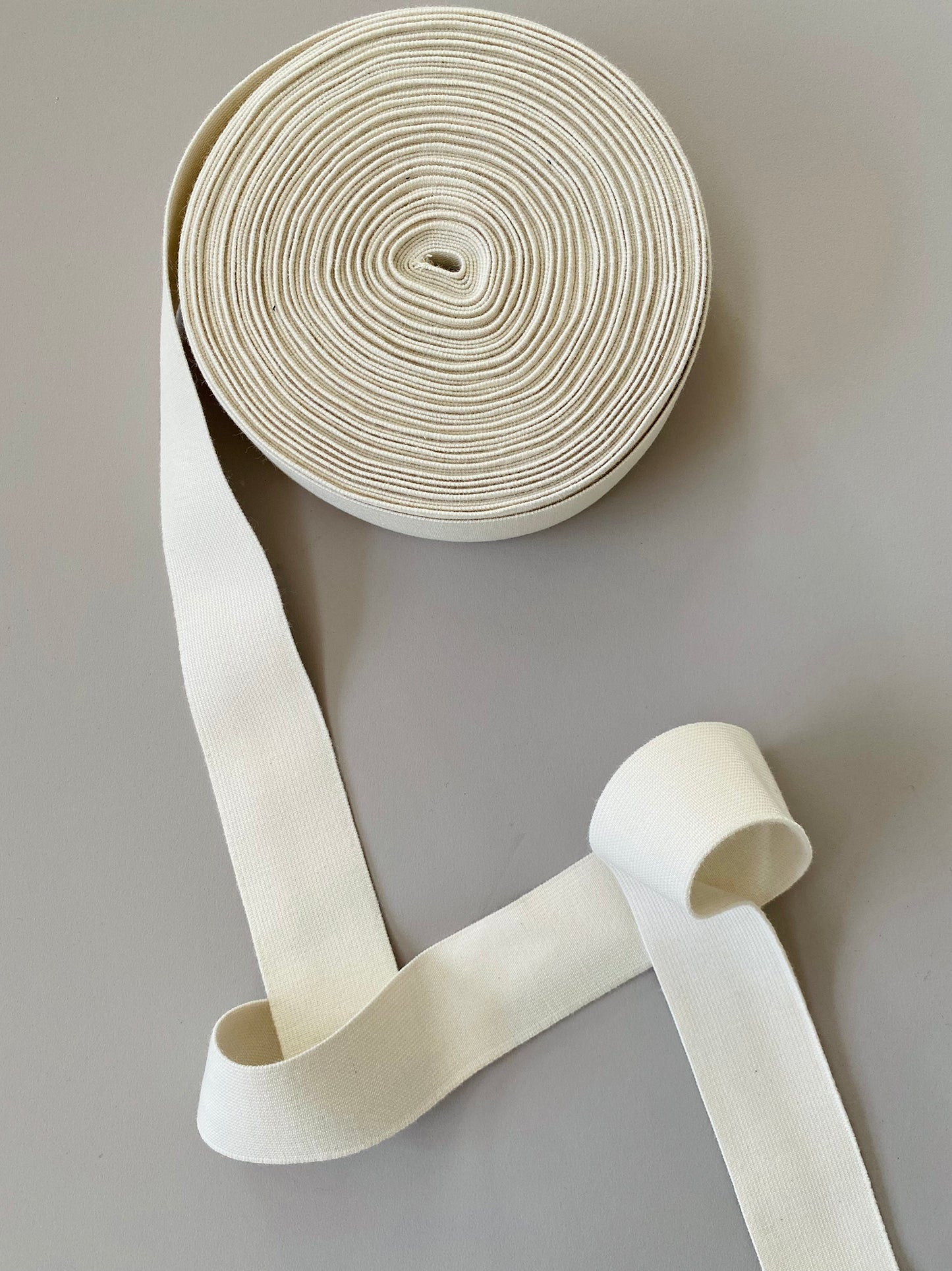 40 mm Flat Elastic Soft – Undyed
