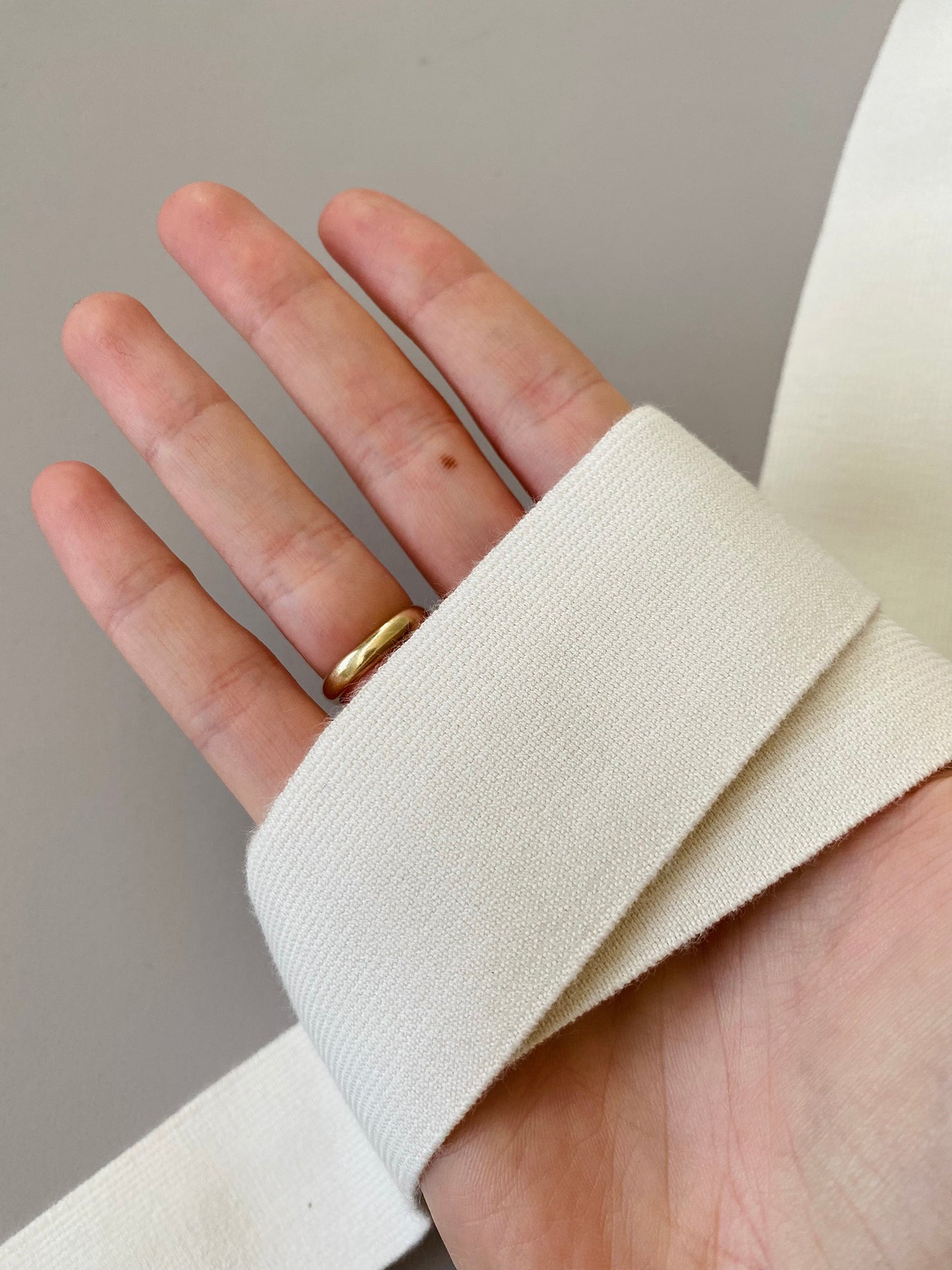 40 mm Flat Elastic Soft – Undyed