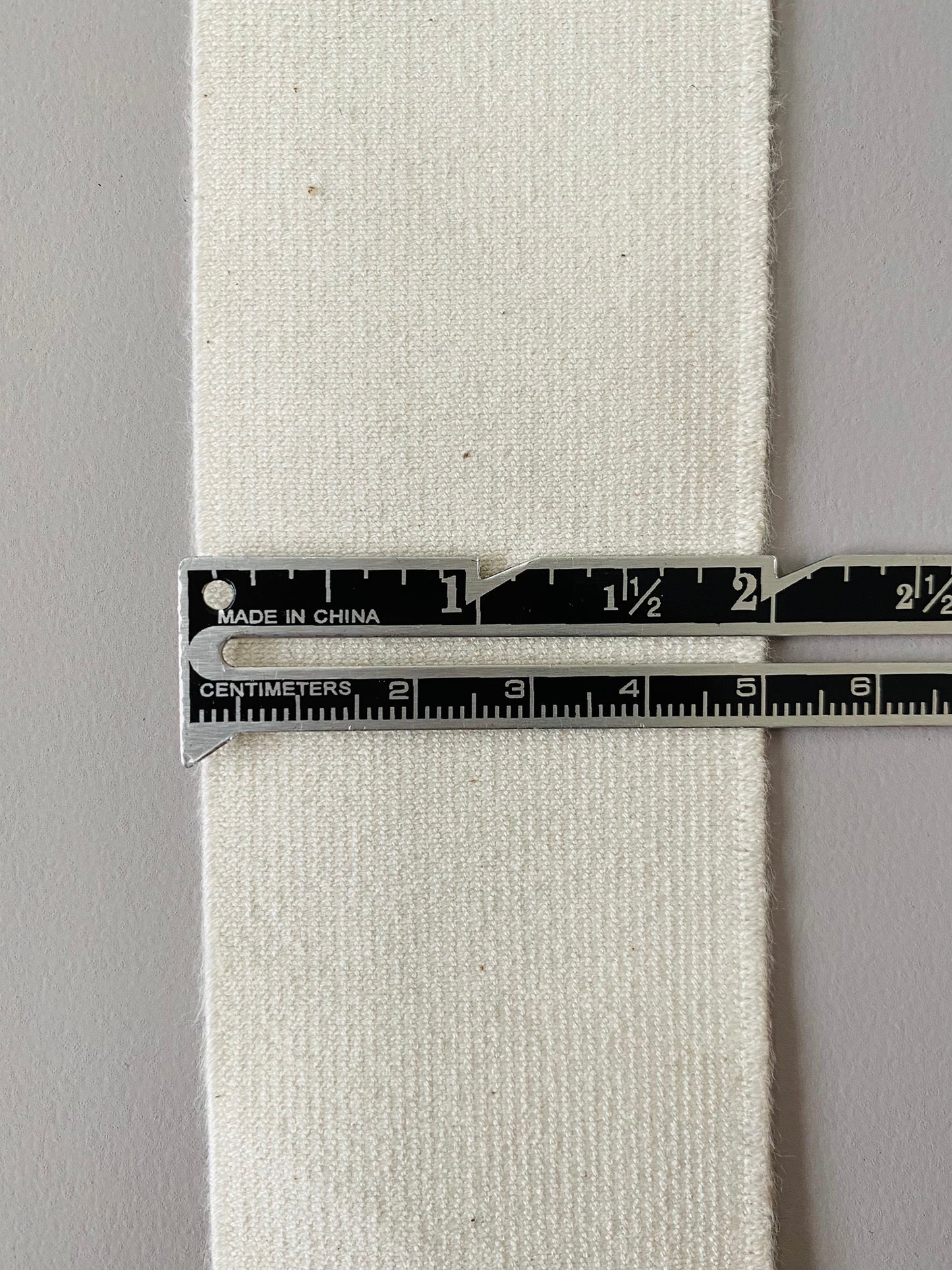 50 mm Flat Elastic – Undyed