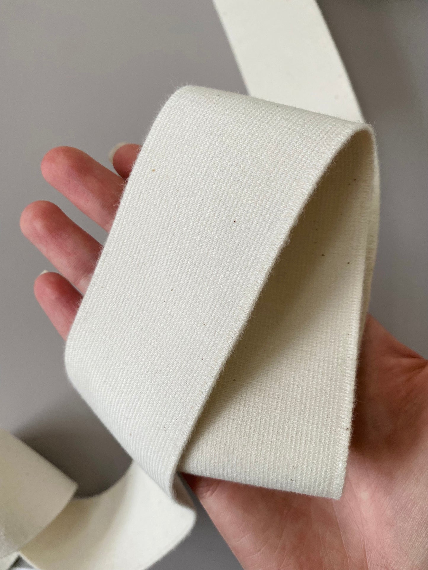 50 mm Flat Elastic – Undyed