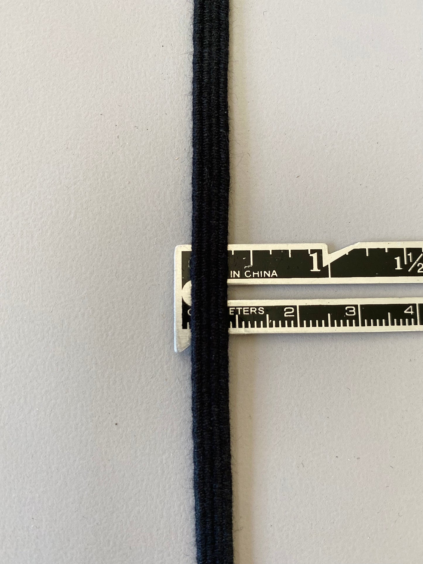 6 mm Flat Elastic – Black