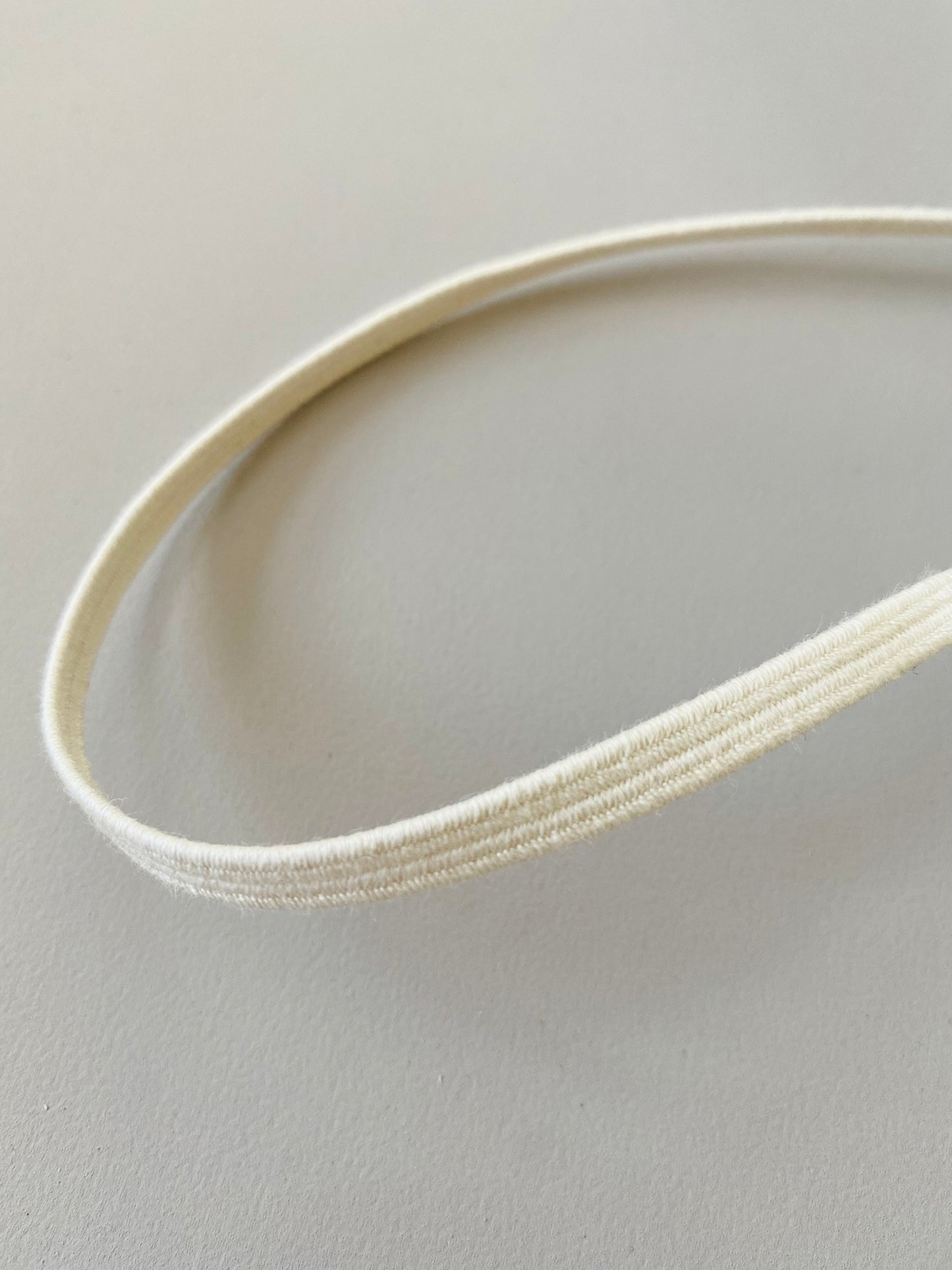 6 mm Flat Elastic – Undyed