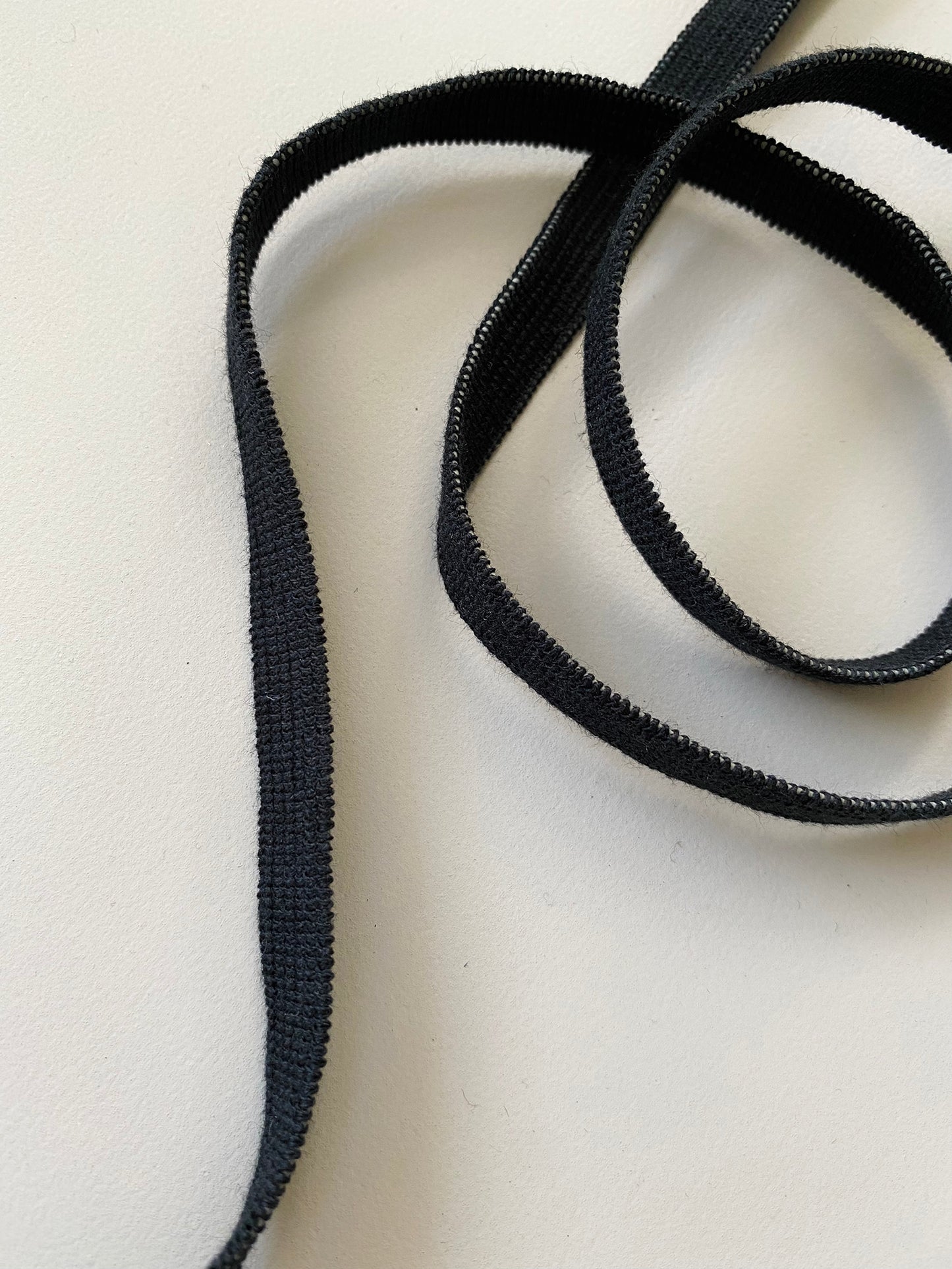9.5 mm Flat Elastic – Black