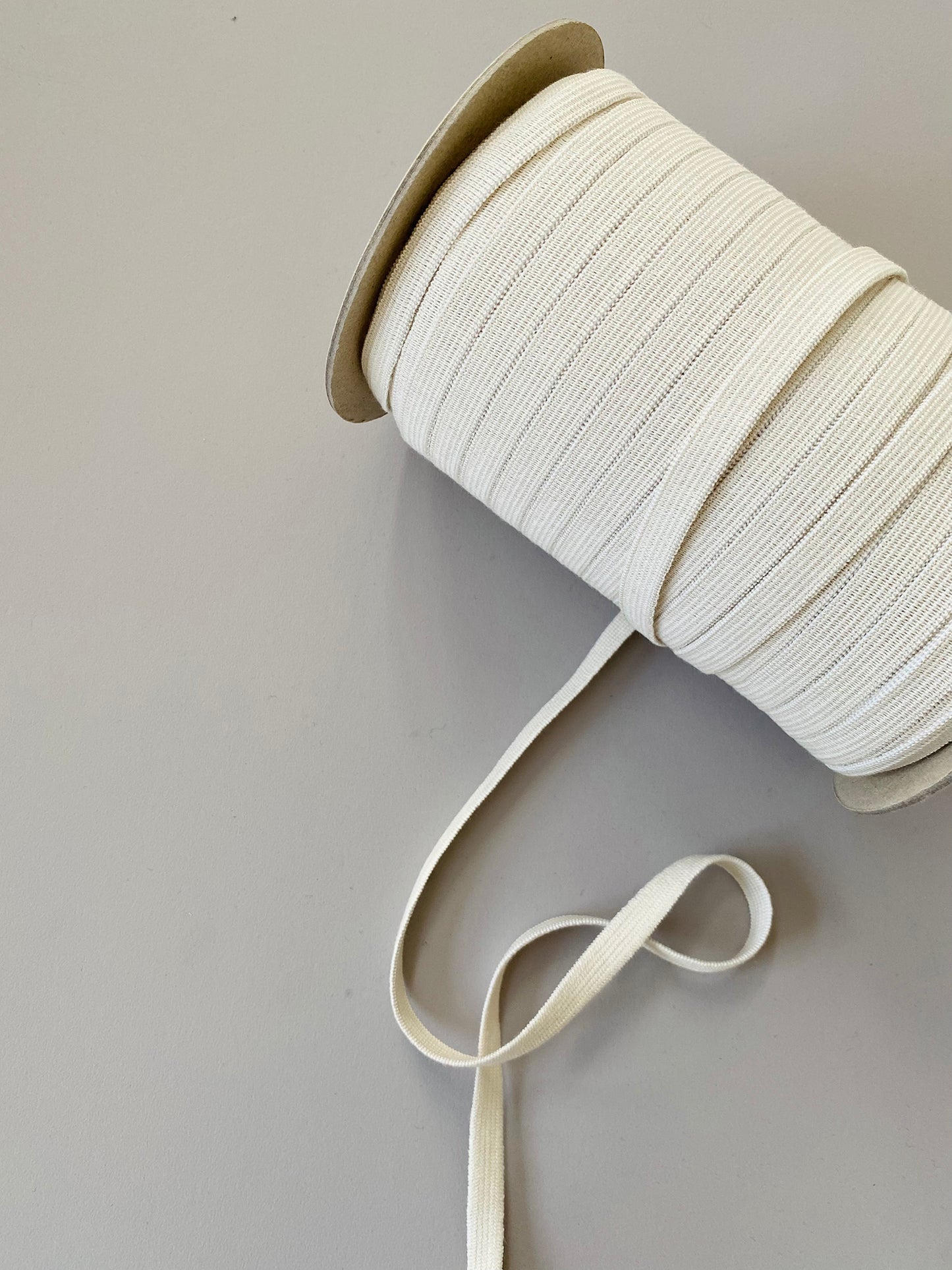 9.5 mm Flat Elastic – Undyed