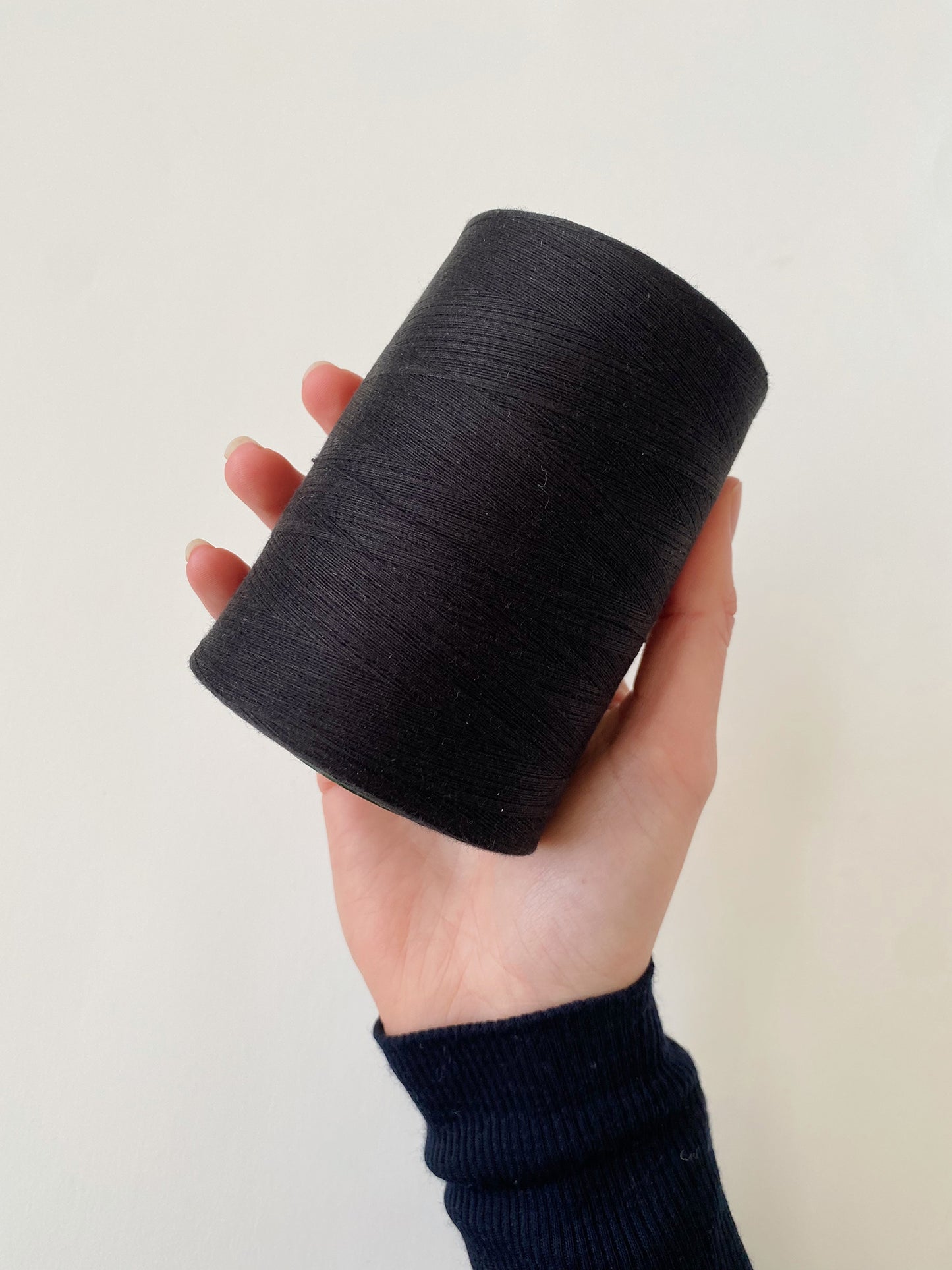 Tex 40 - 100% Organic Cotton Sewing Thread - Black