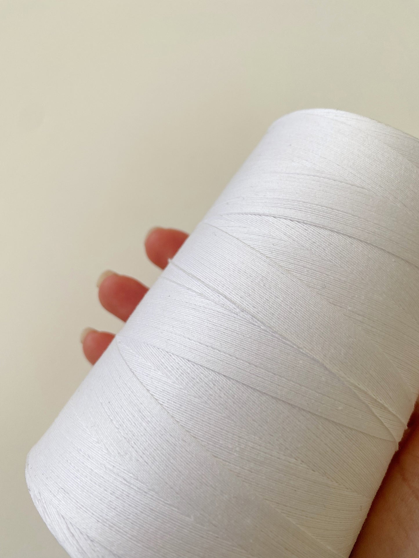 Tex 40 - 100% Organic Cotton Sewing Thread - White