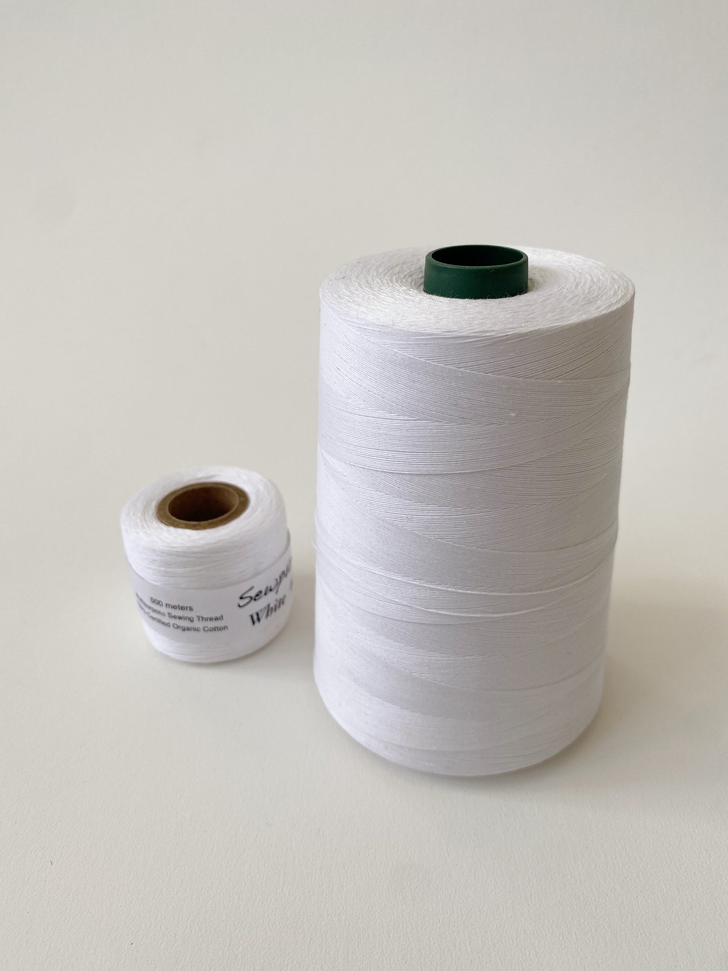 Tex 40 - 100% Organic Cotton Sewing Thread - White
