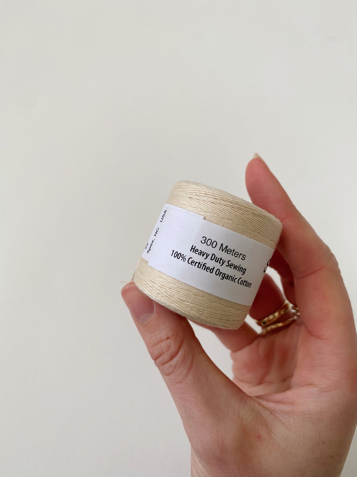 Mini Tex 70 - 100% Organic Cotton Sewing Thread - Undyed