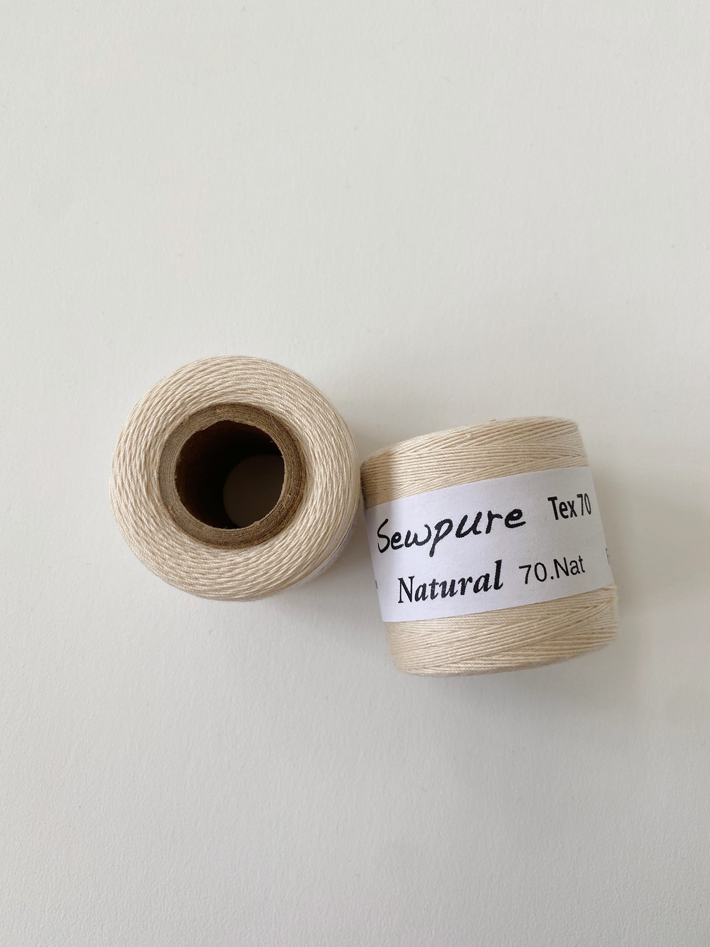 Mini Tex 70 - 100% Organic Cotton Sewing Thread - Undyed